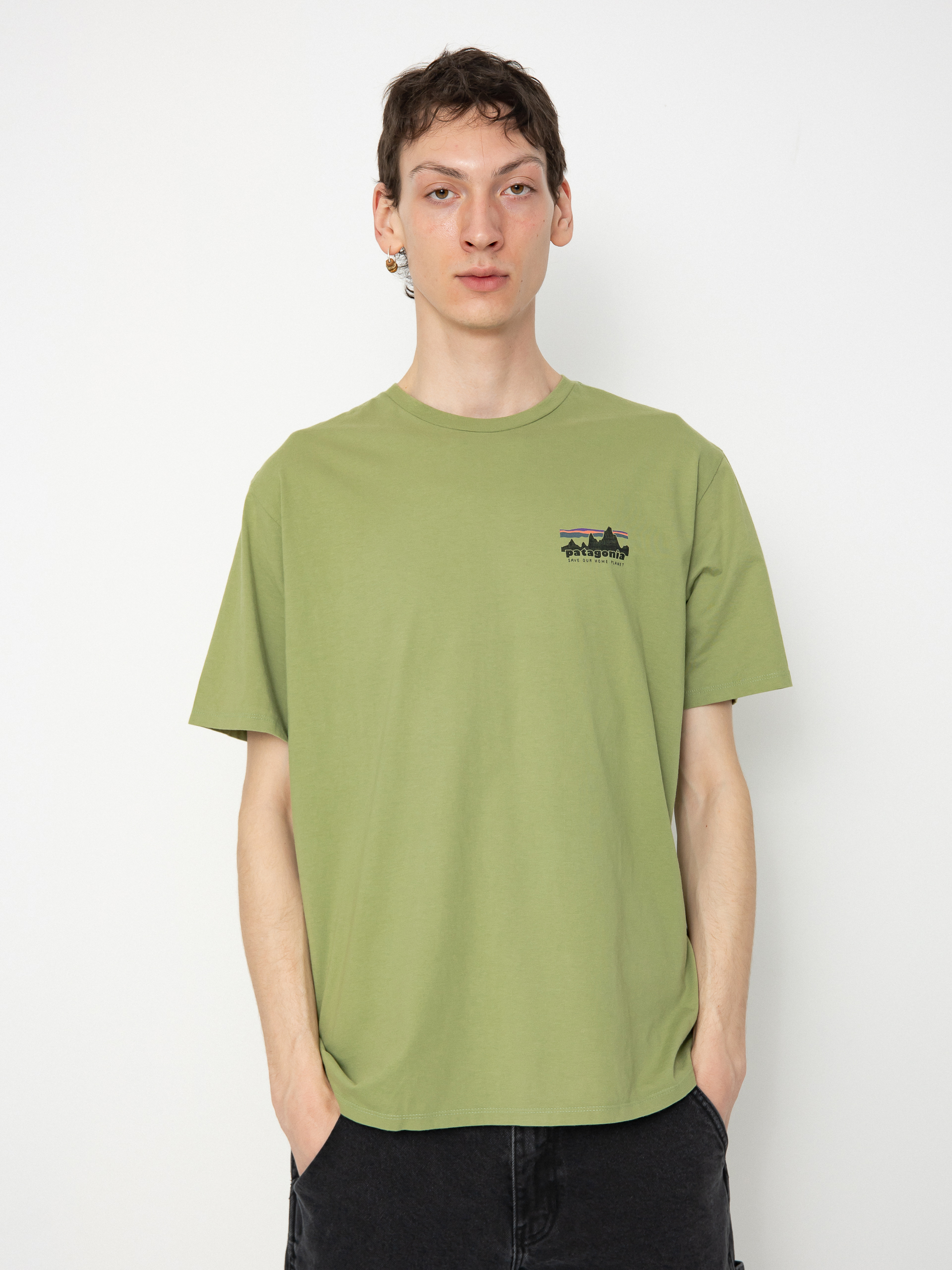 Patagonia 73 Skyline Organic Póló (buckhorn green)