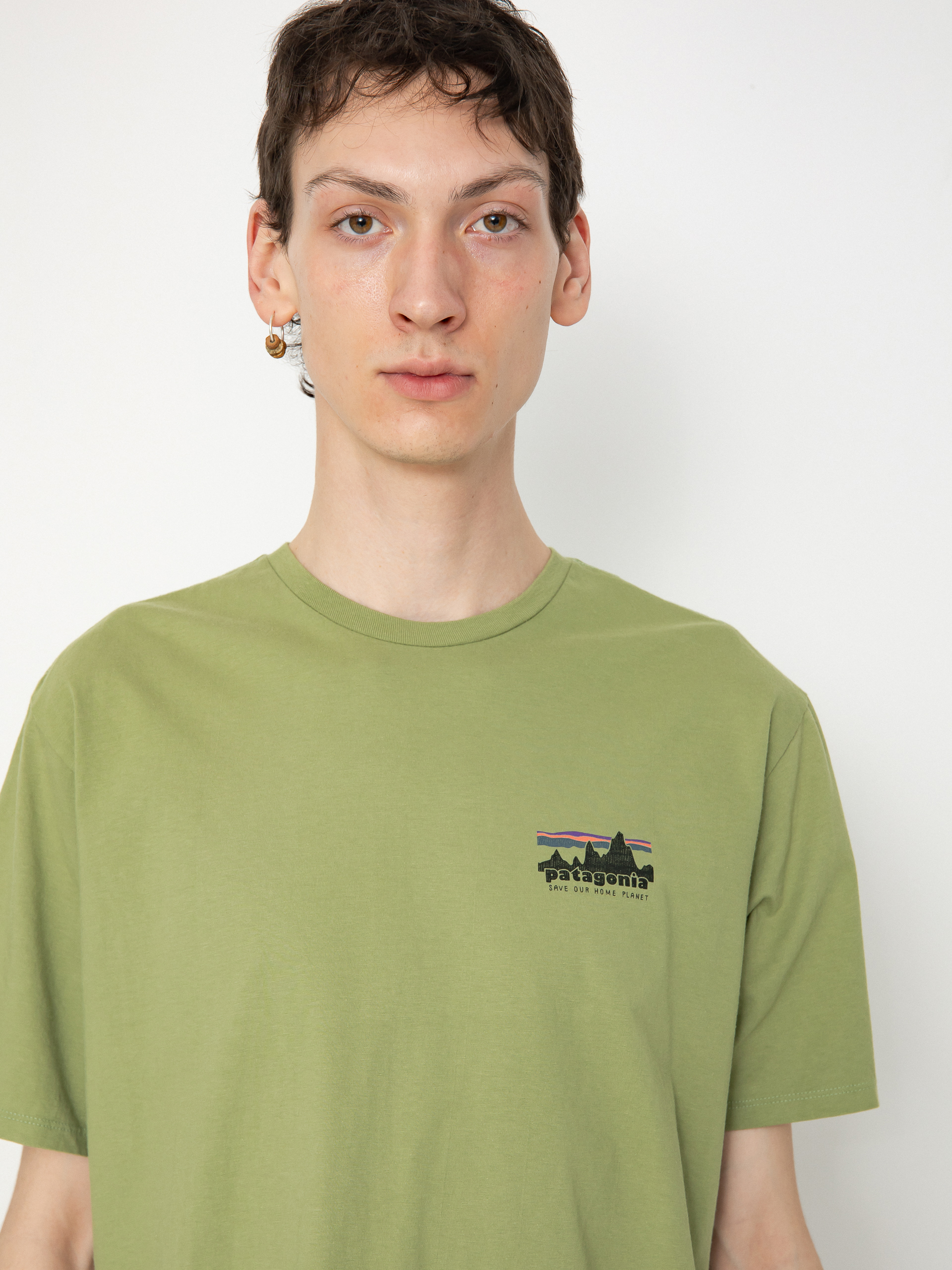 Patagonia 73 Skyline Organic Póló (buckhorn green)