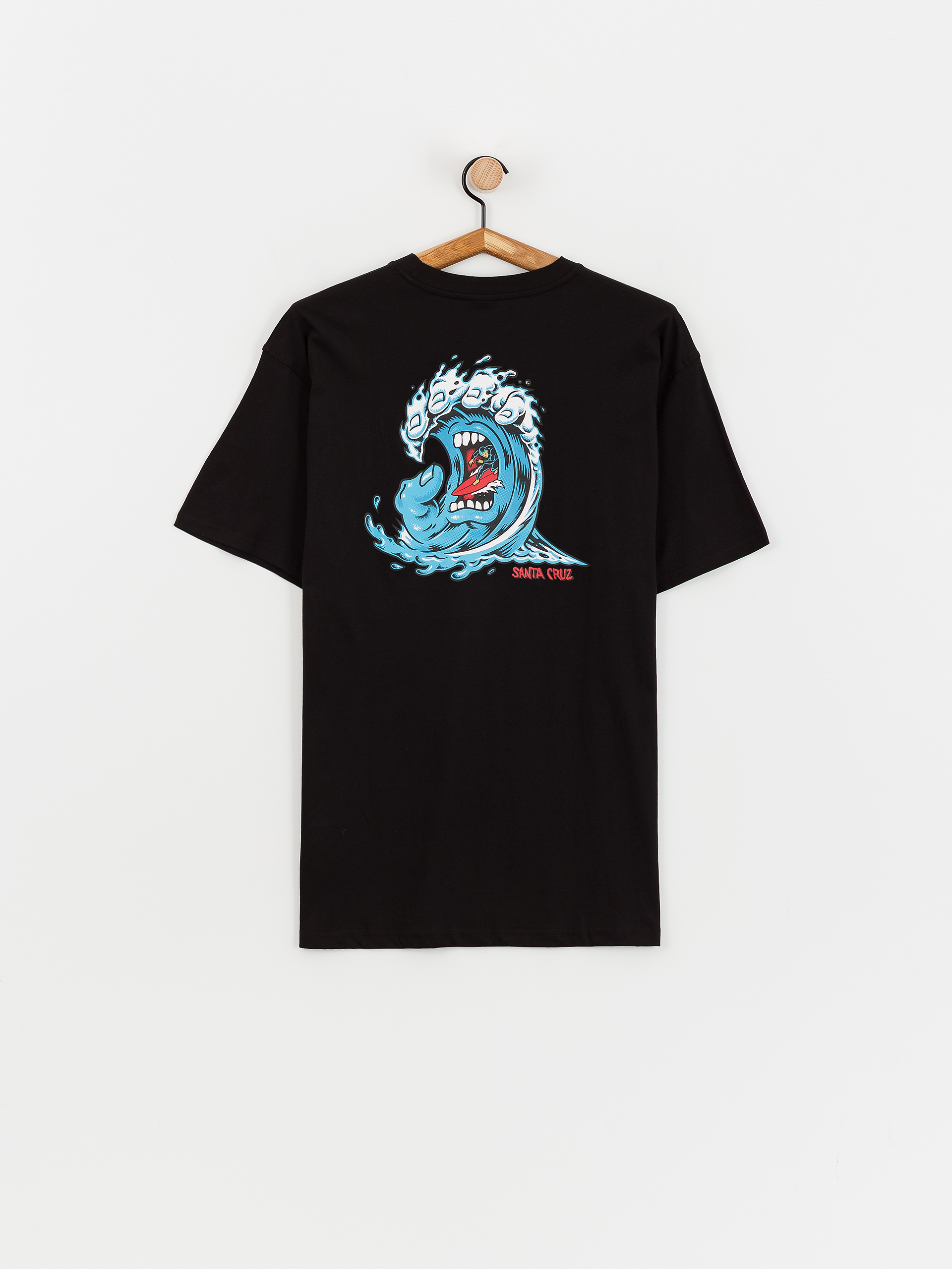 Santa Cruz Screaming Wave Póló (black)