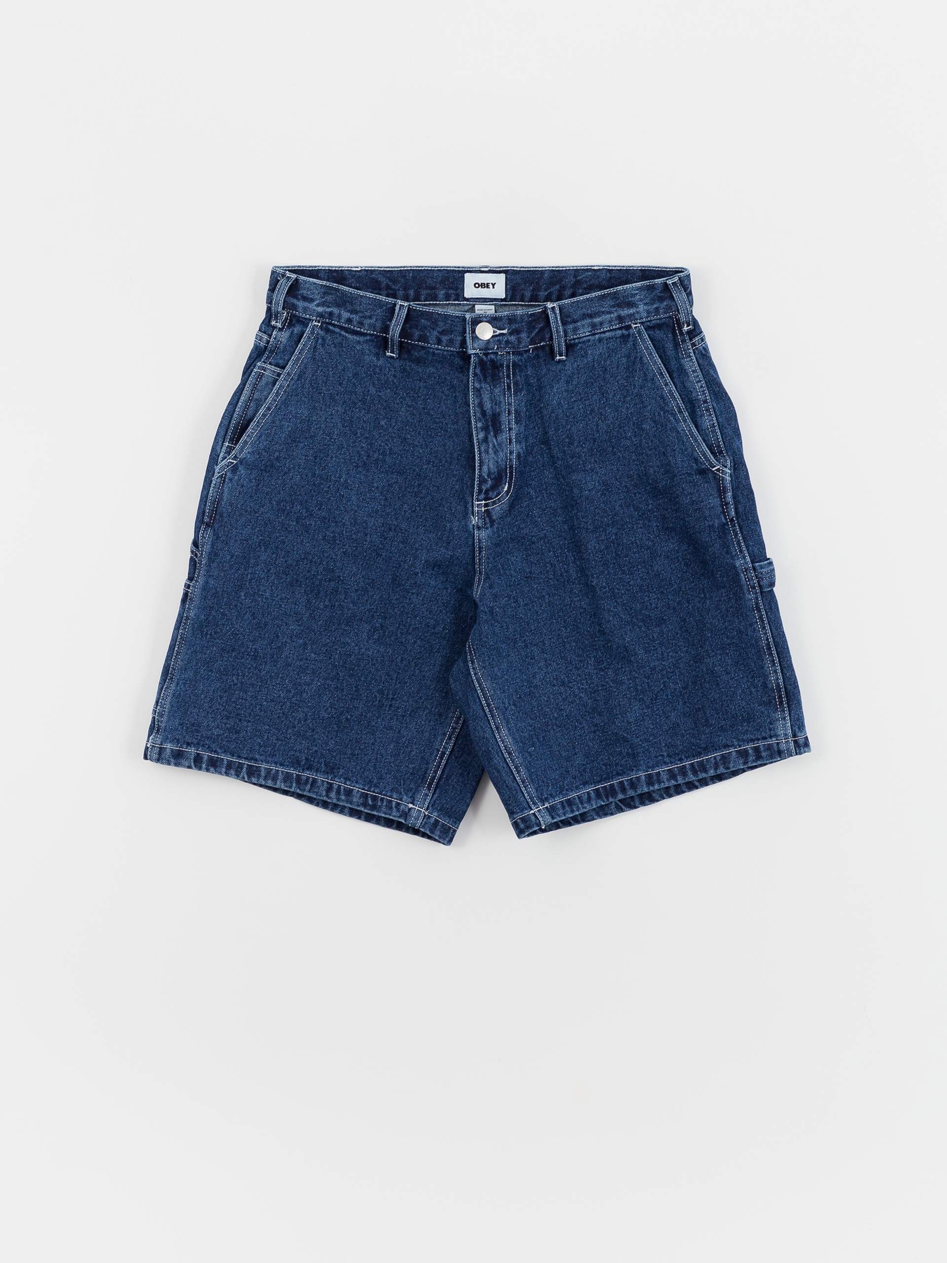OBEY Bigwig Denim Carpenter Rövidnadrág (stone wash indigo)