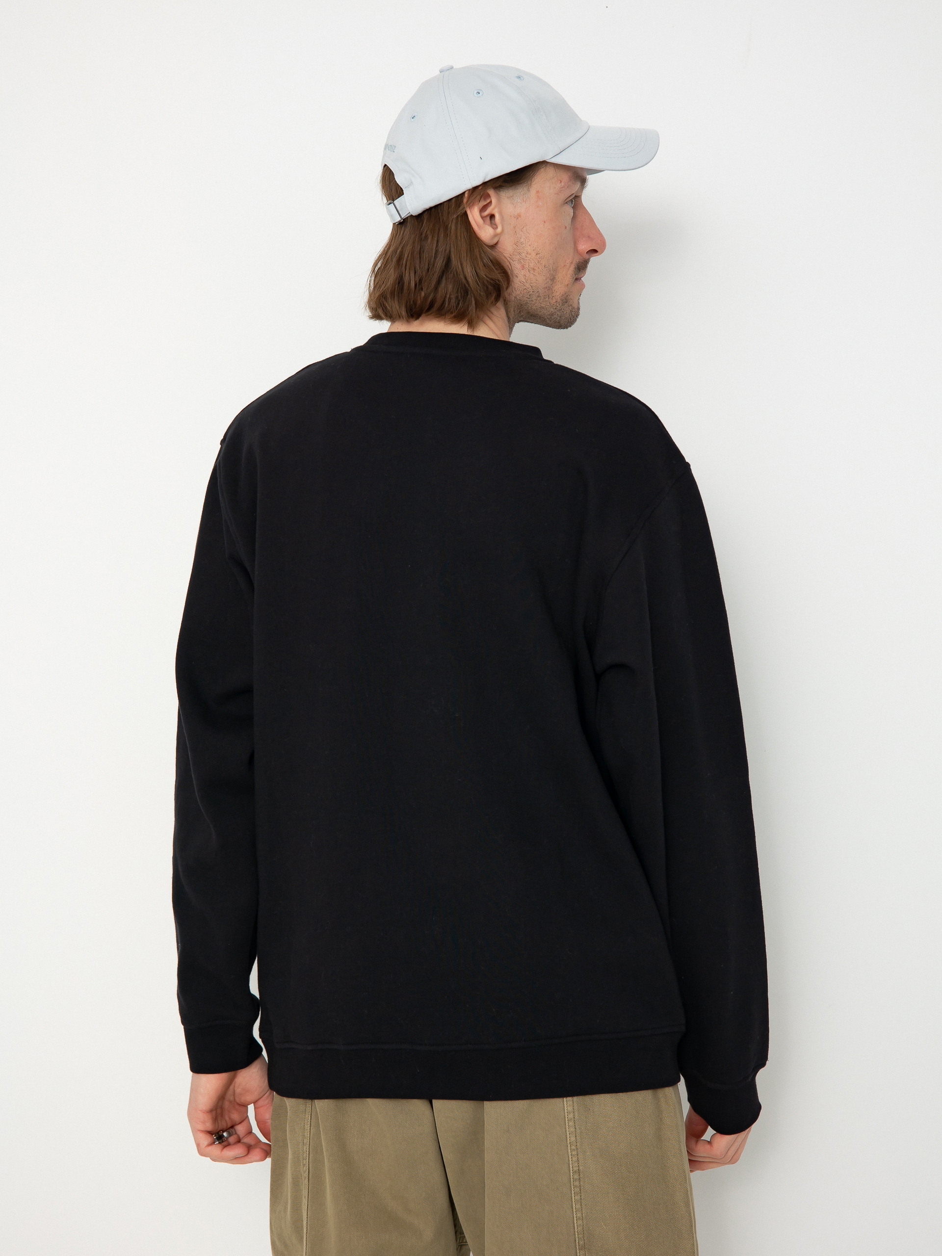 Santa Cruz Dressen Skull Dot Front Crew Pulóver (black)