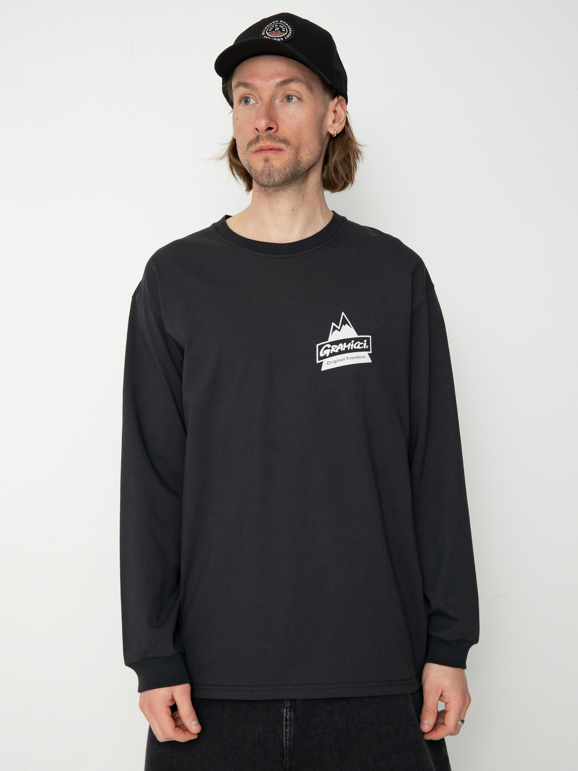 Hosszú ujjú felső Gramicci Peak (vintage black)