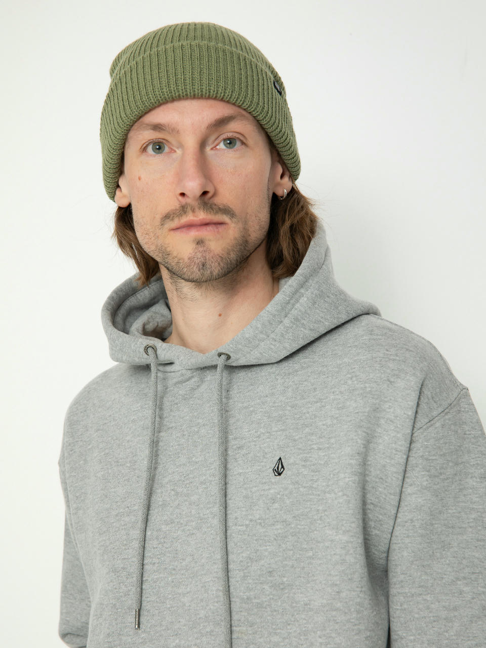 Volcom Single Stone HD Kapucnis pulóver (heather grey)