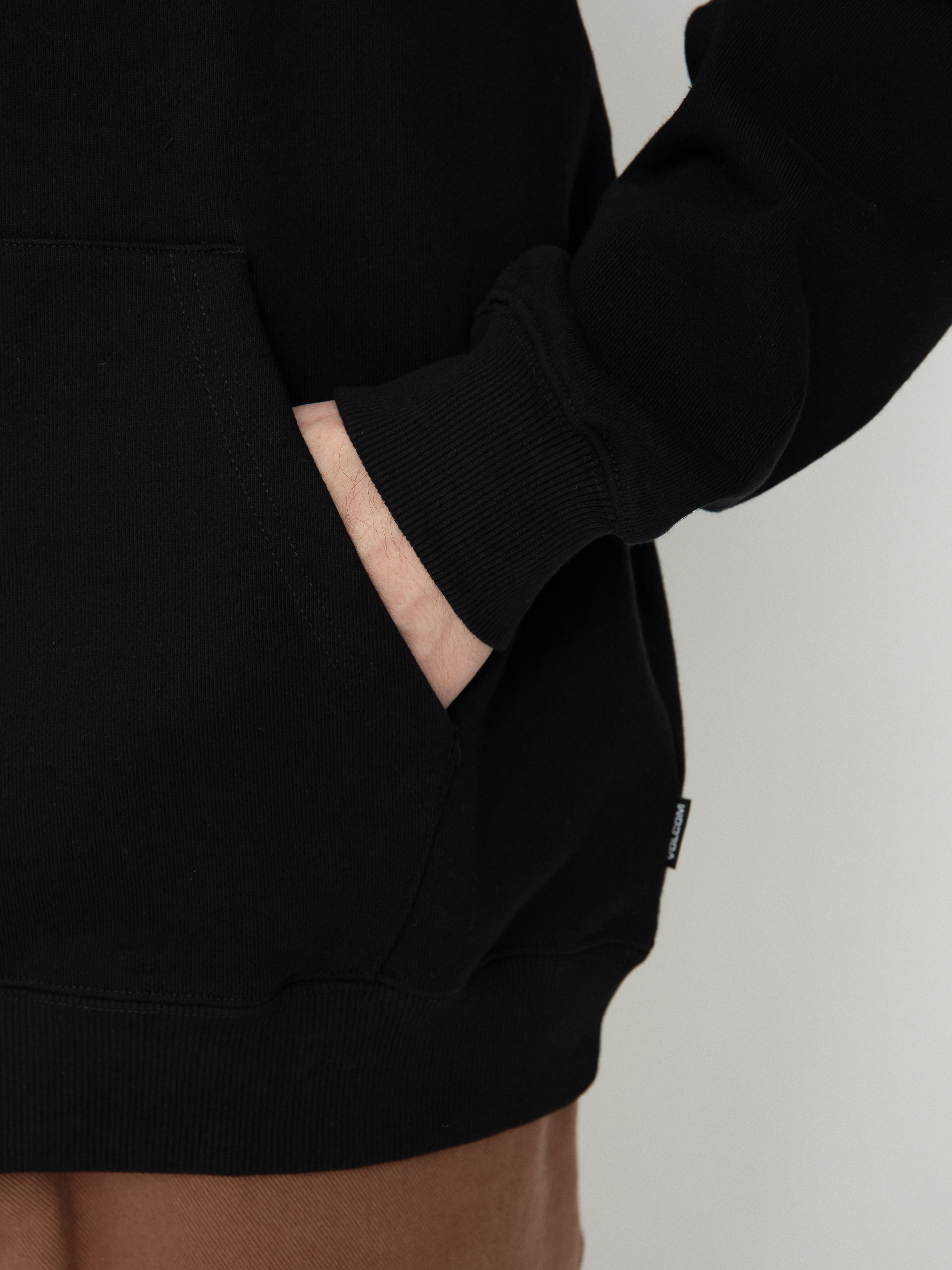 Kapucnis pulóver Volcom Fa Tetsunori HD (black)