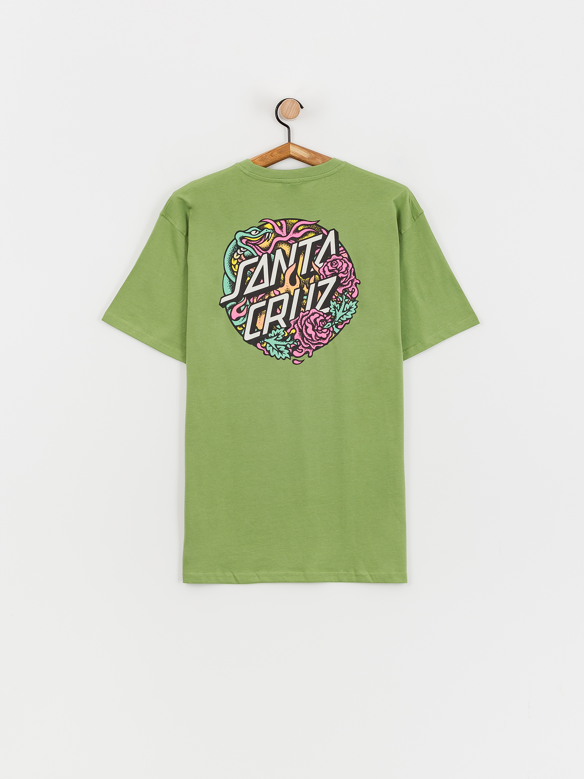 Santa Cruz Dressen Rose Crew Two Póló (apple)