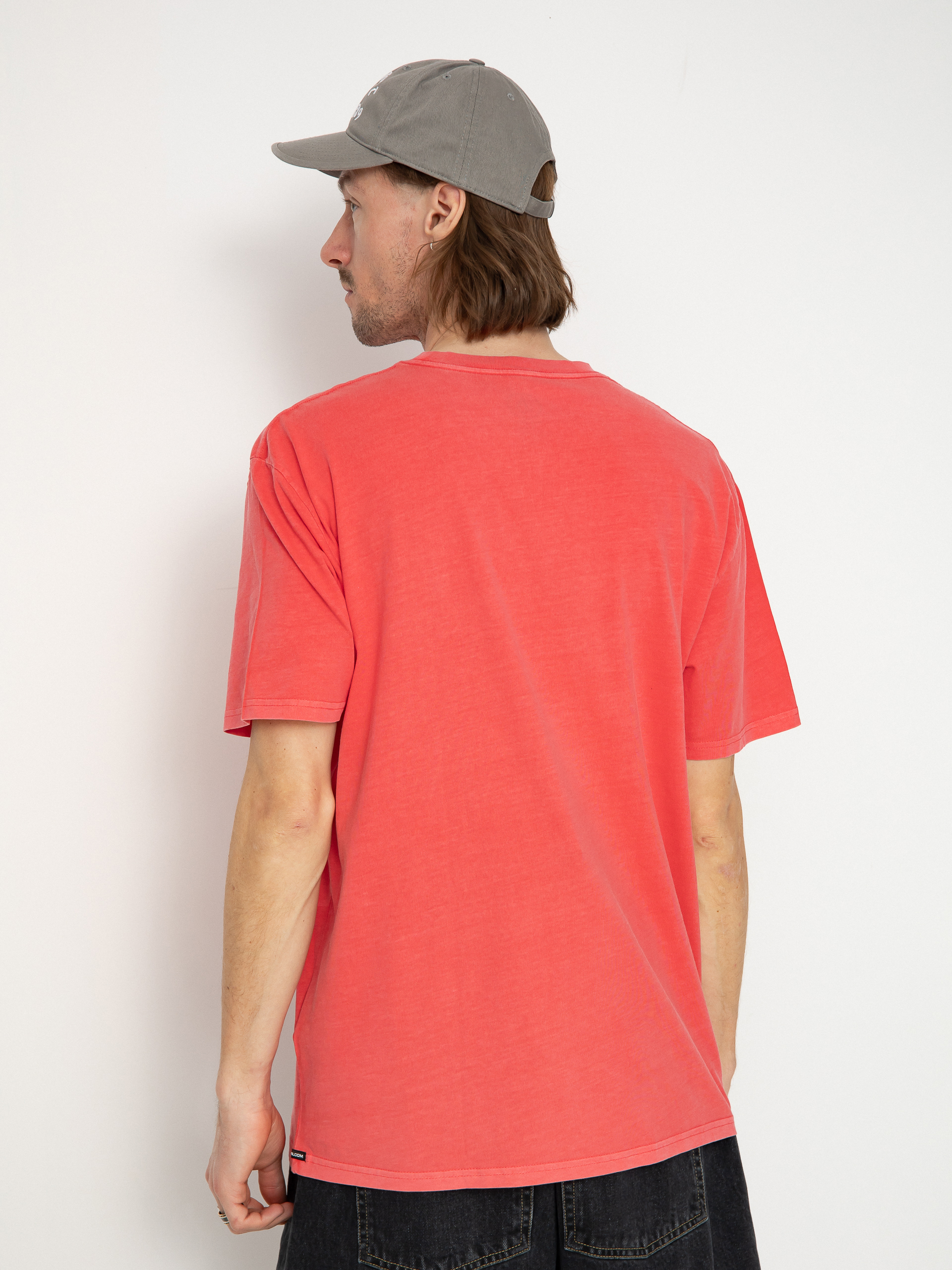 Póló Volcom Solid Stone Emb (washed ruby)