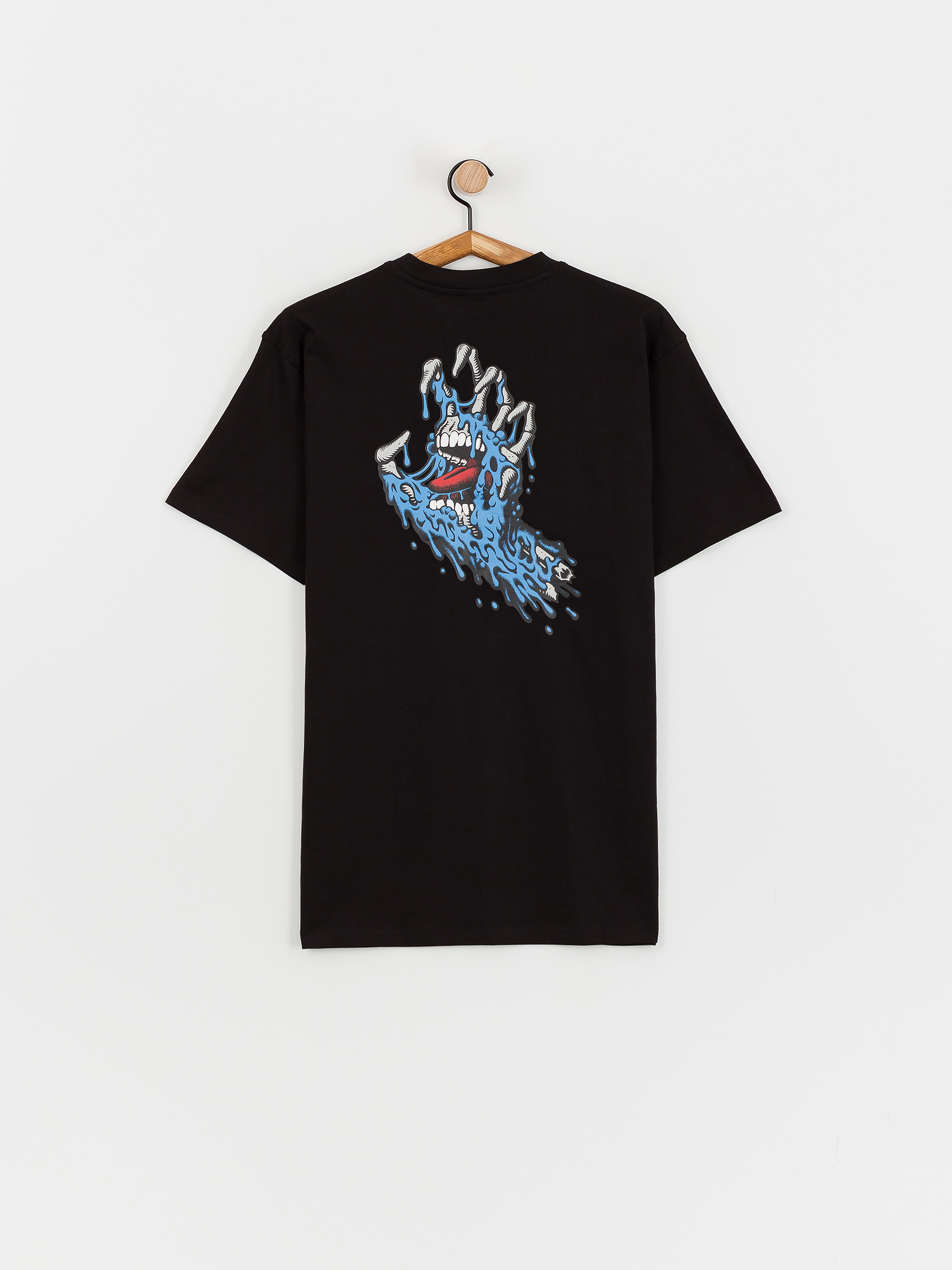 Santa Cruz Melting Hand Póló (black)