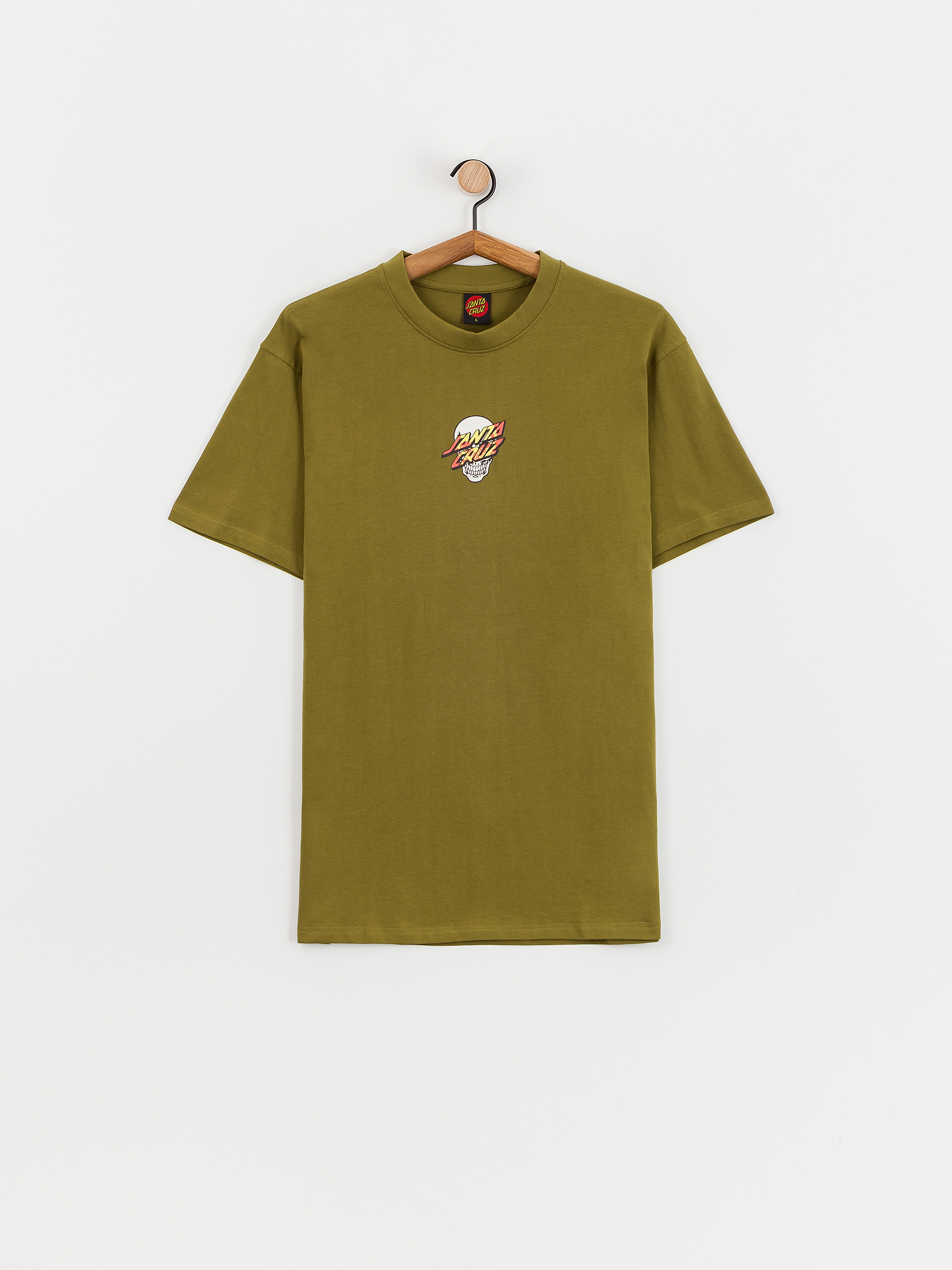 Santa Cruz Dressen Skull Dot Front Póló (sea kelp)