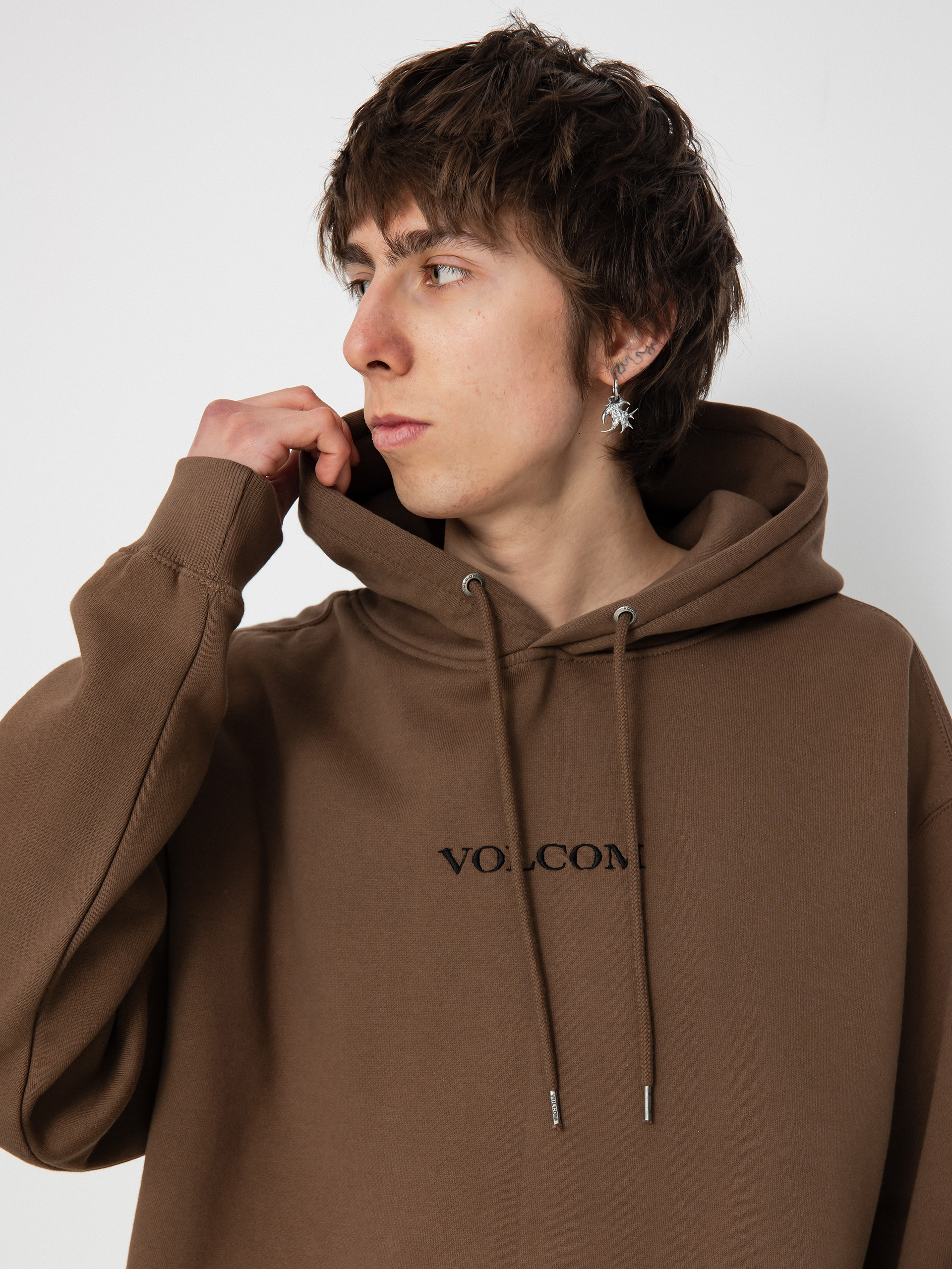 Volcom Volcom Stone HD Kapucnis pulóver (dark earth)