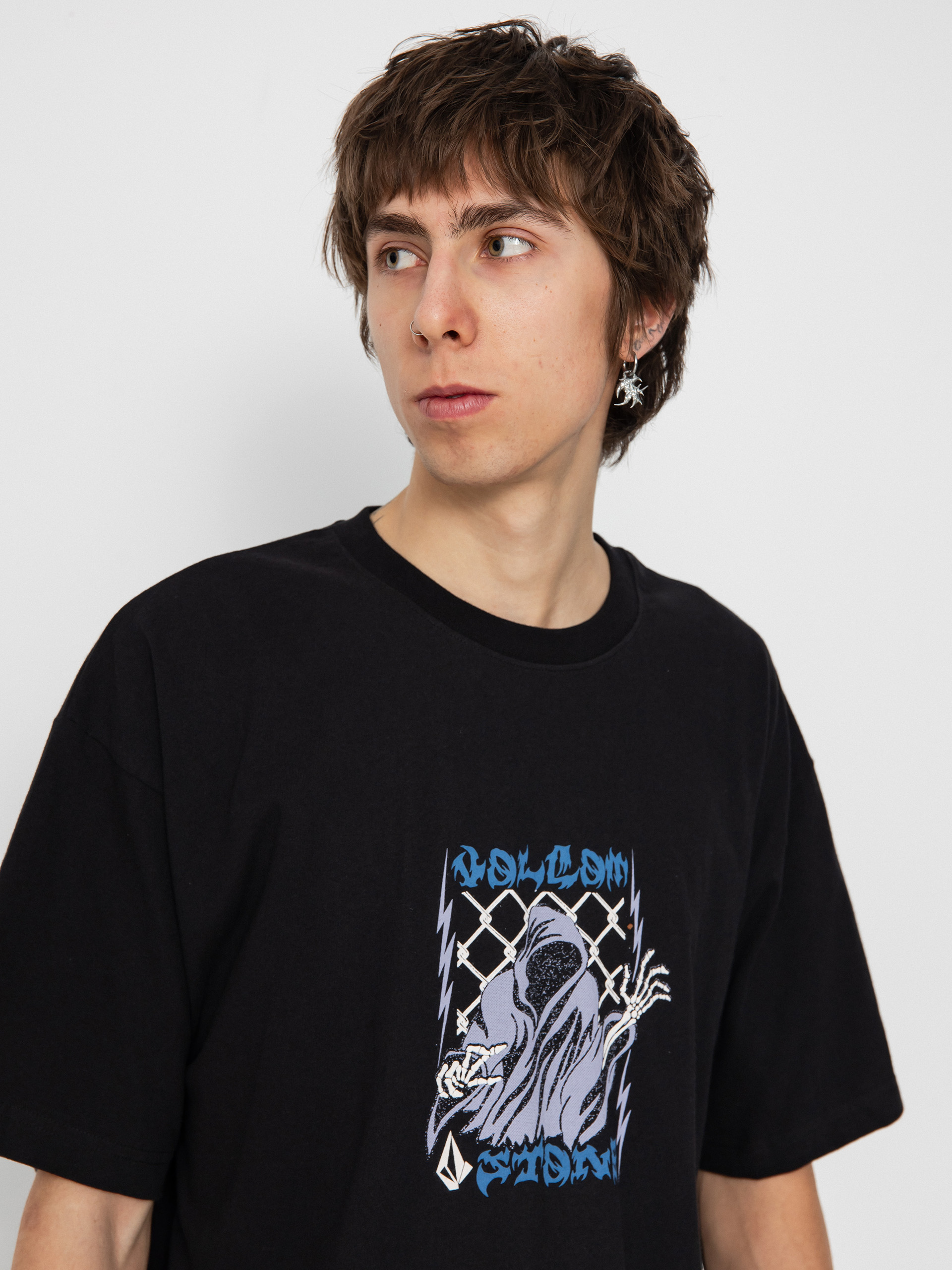 Póló Volcom Thundertaker Lse (black)