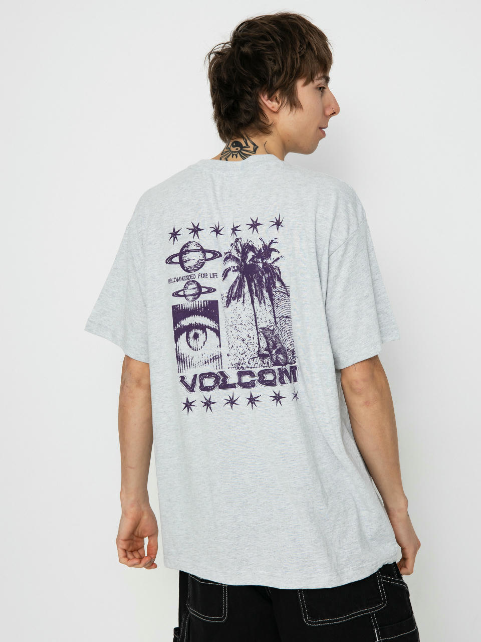 Póló Volcom Primed Lse (bone heather)