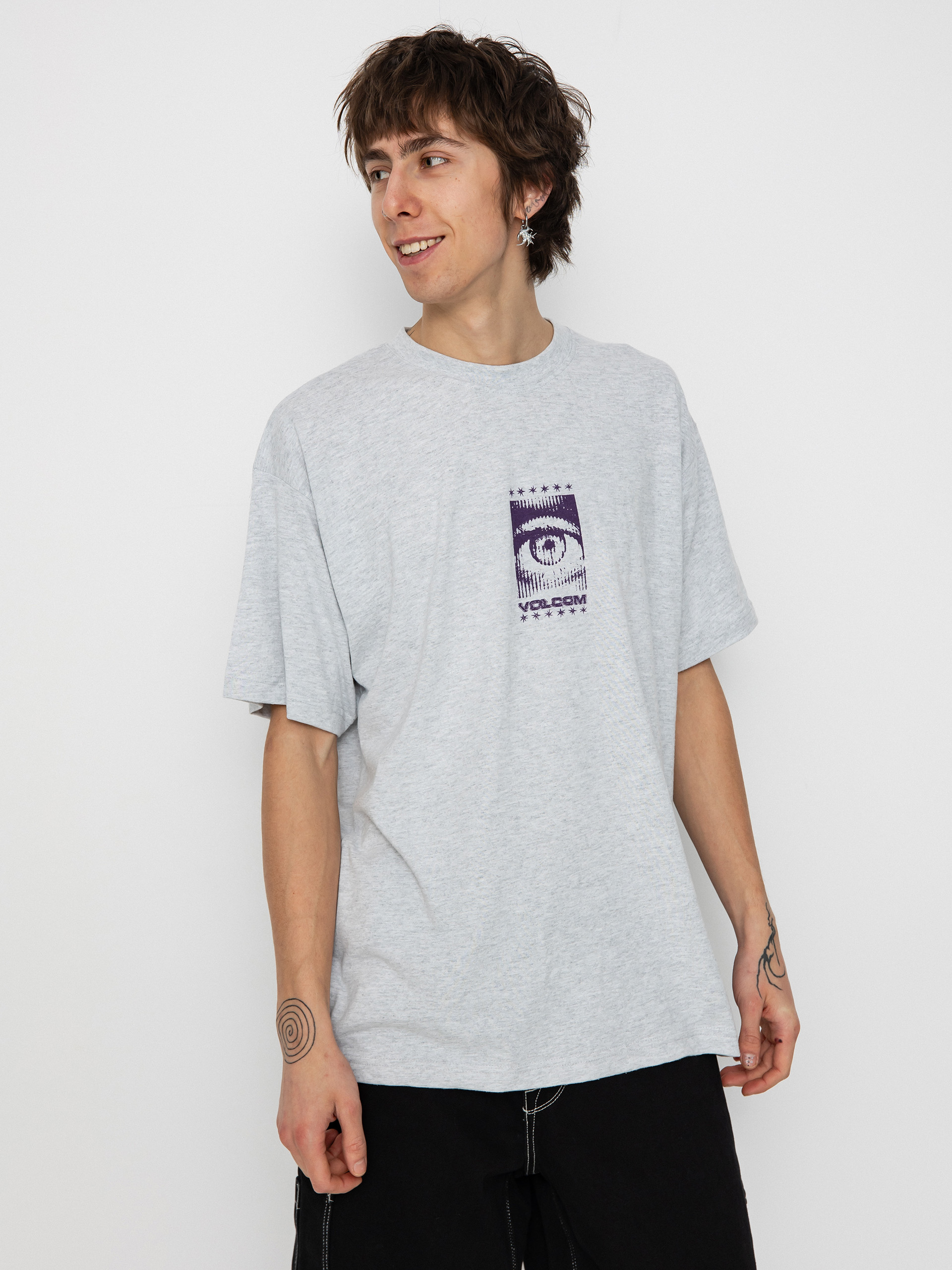 Póló Volcom Primed Lse (bone heather)