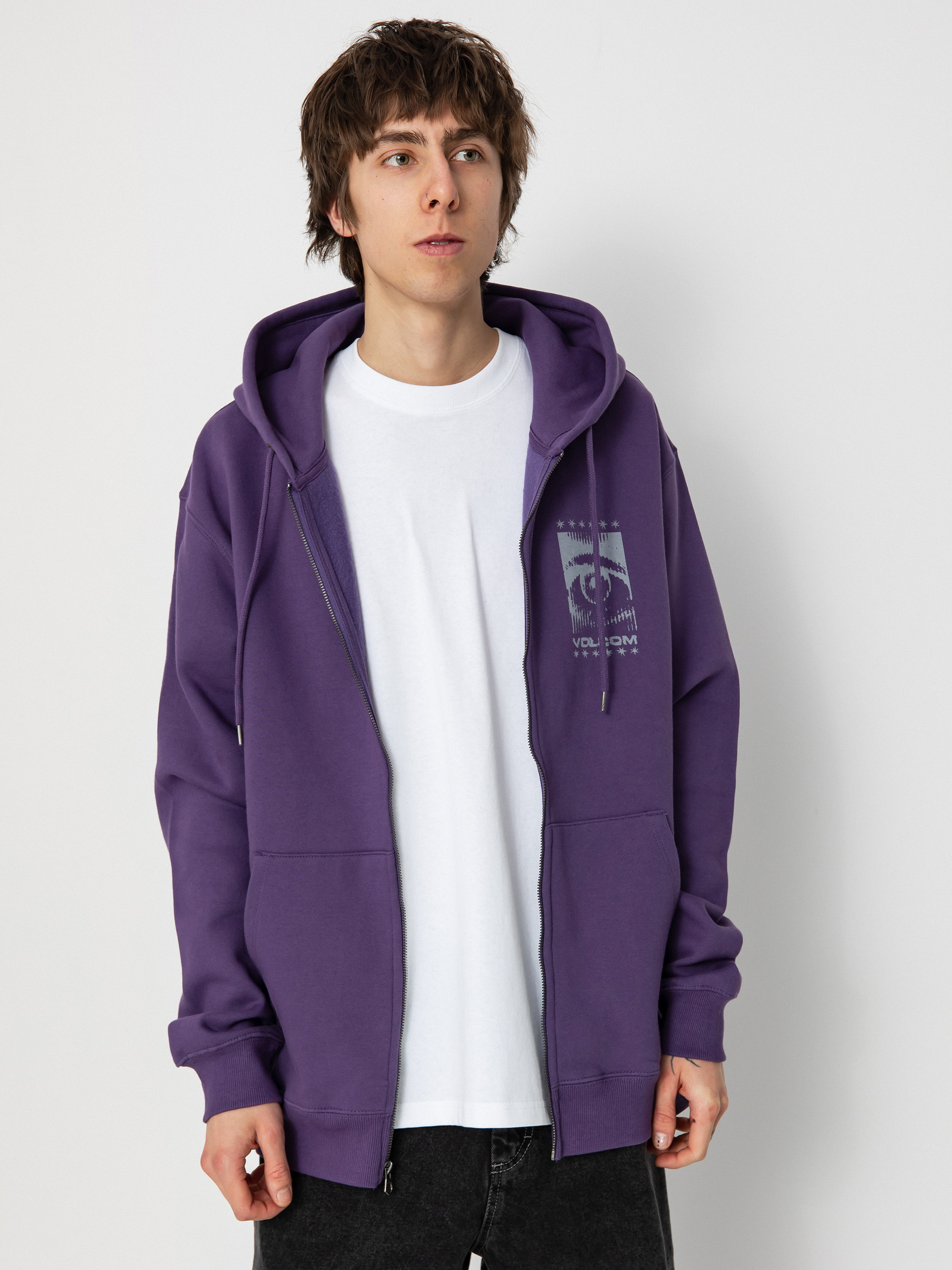 Volcom Watanite ZHD Kapucnis pulóver (deep purple)