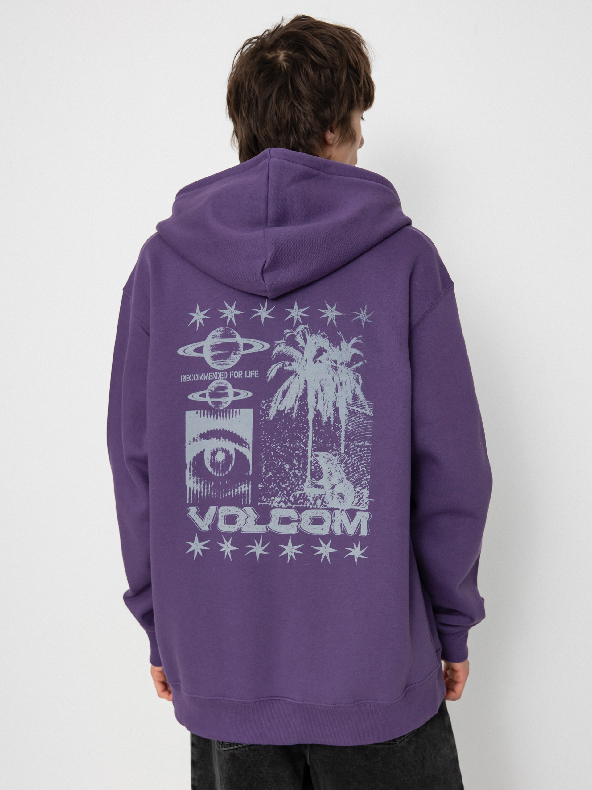 Volcom Watanite ZHD Kapucnis pulóver (deep purple)
