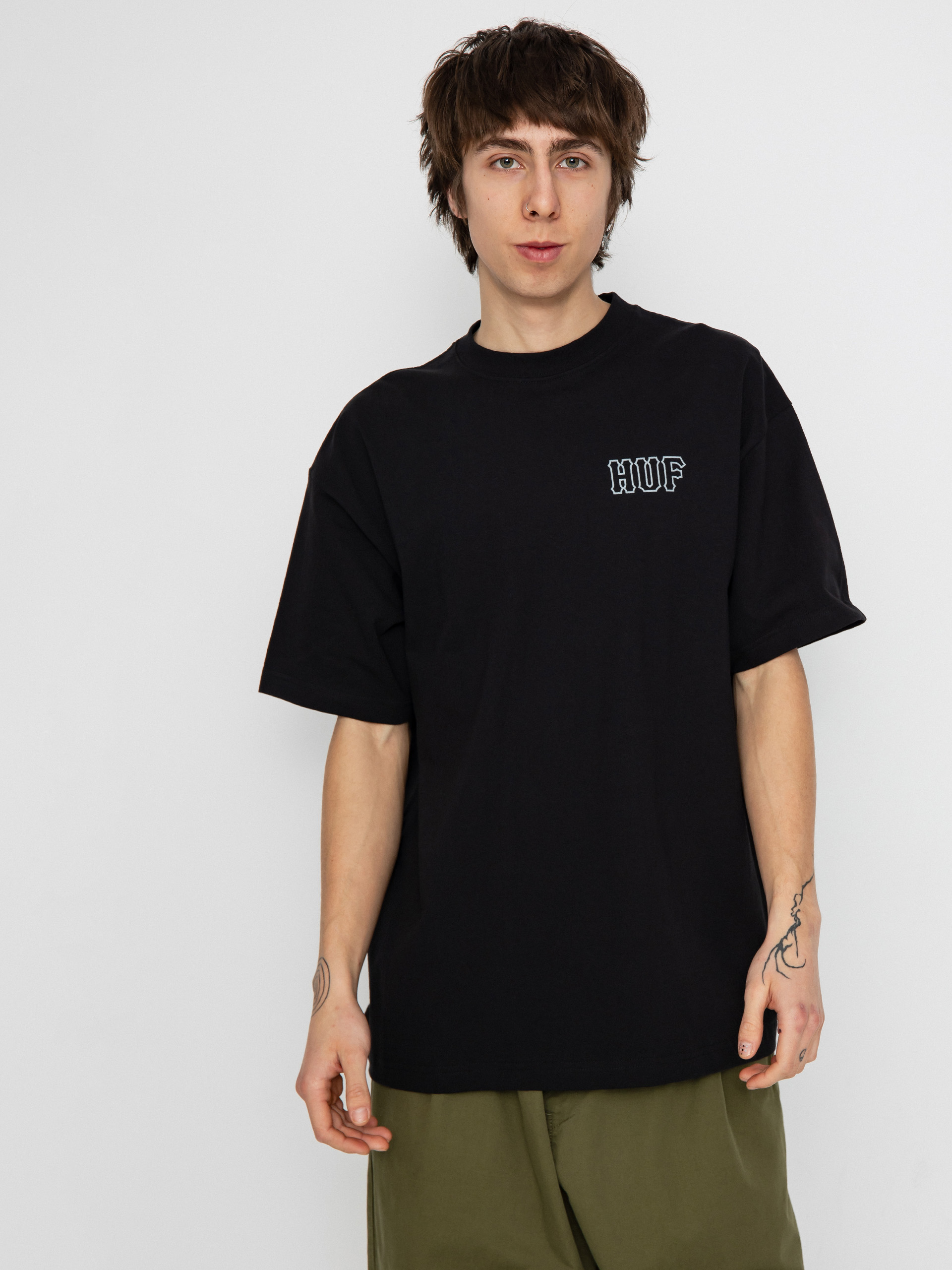 Póló HUF Huf Set H (black)