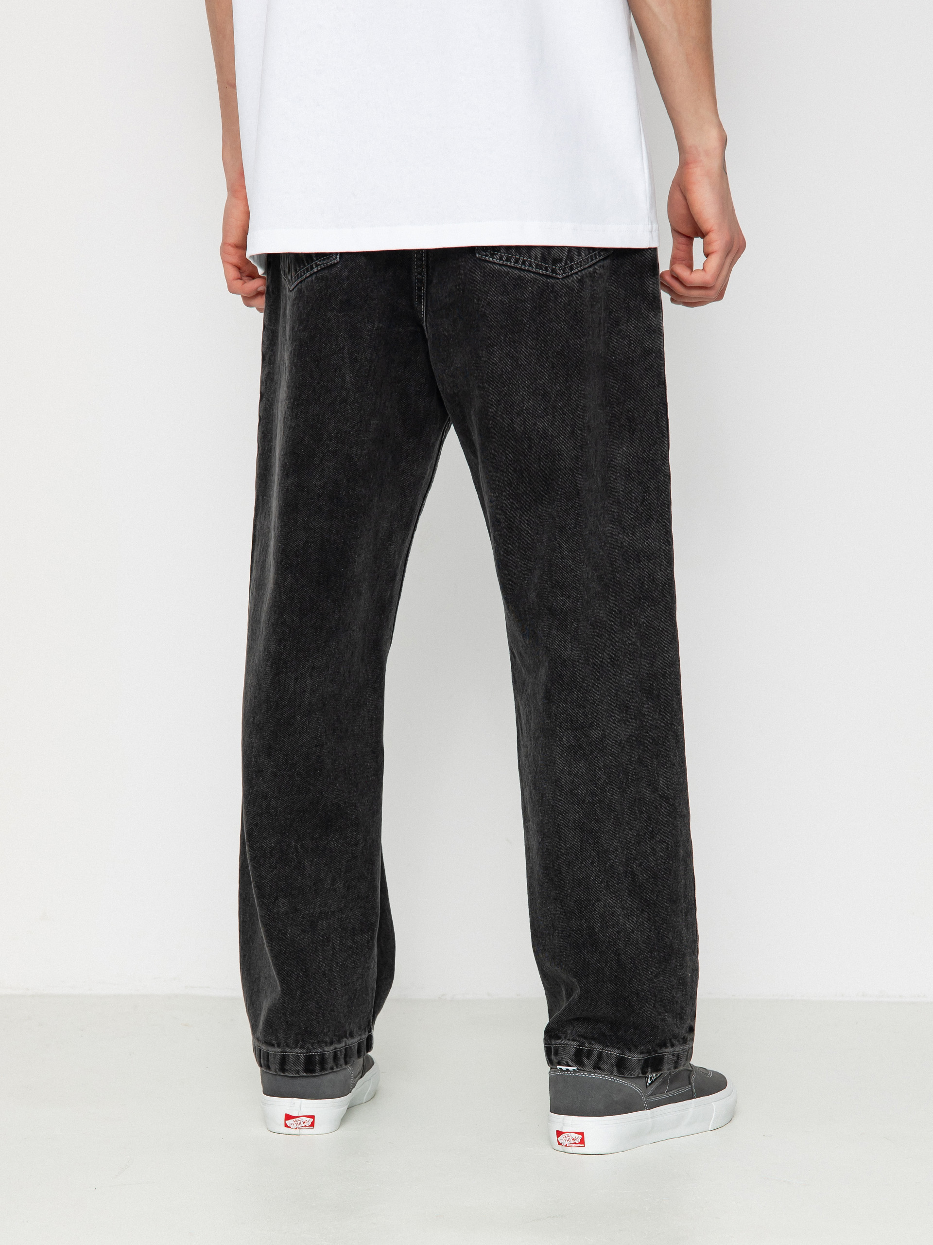 Polar Skate 93! Denim Kisnadrág (silver black)