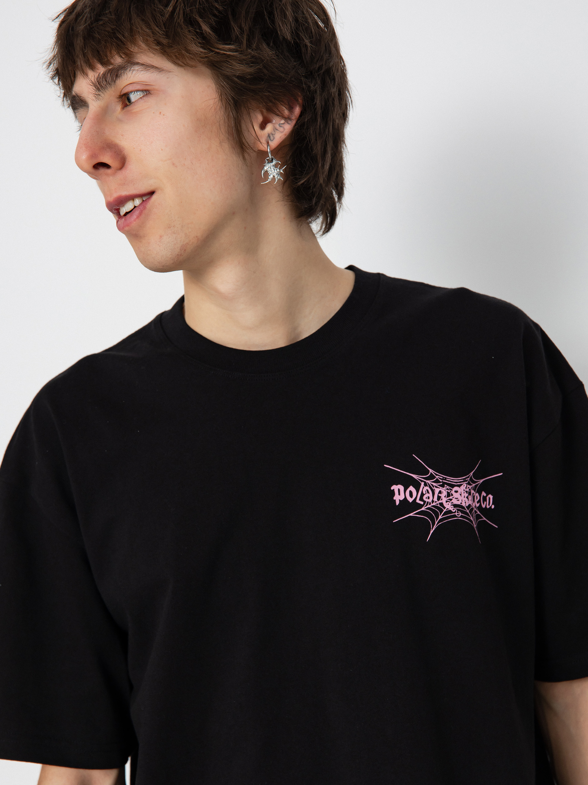 Polar Skate Spiderweb Póló (black)