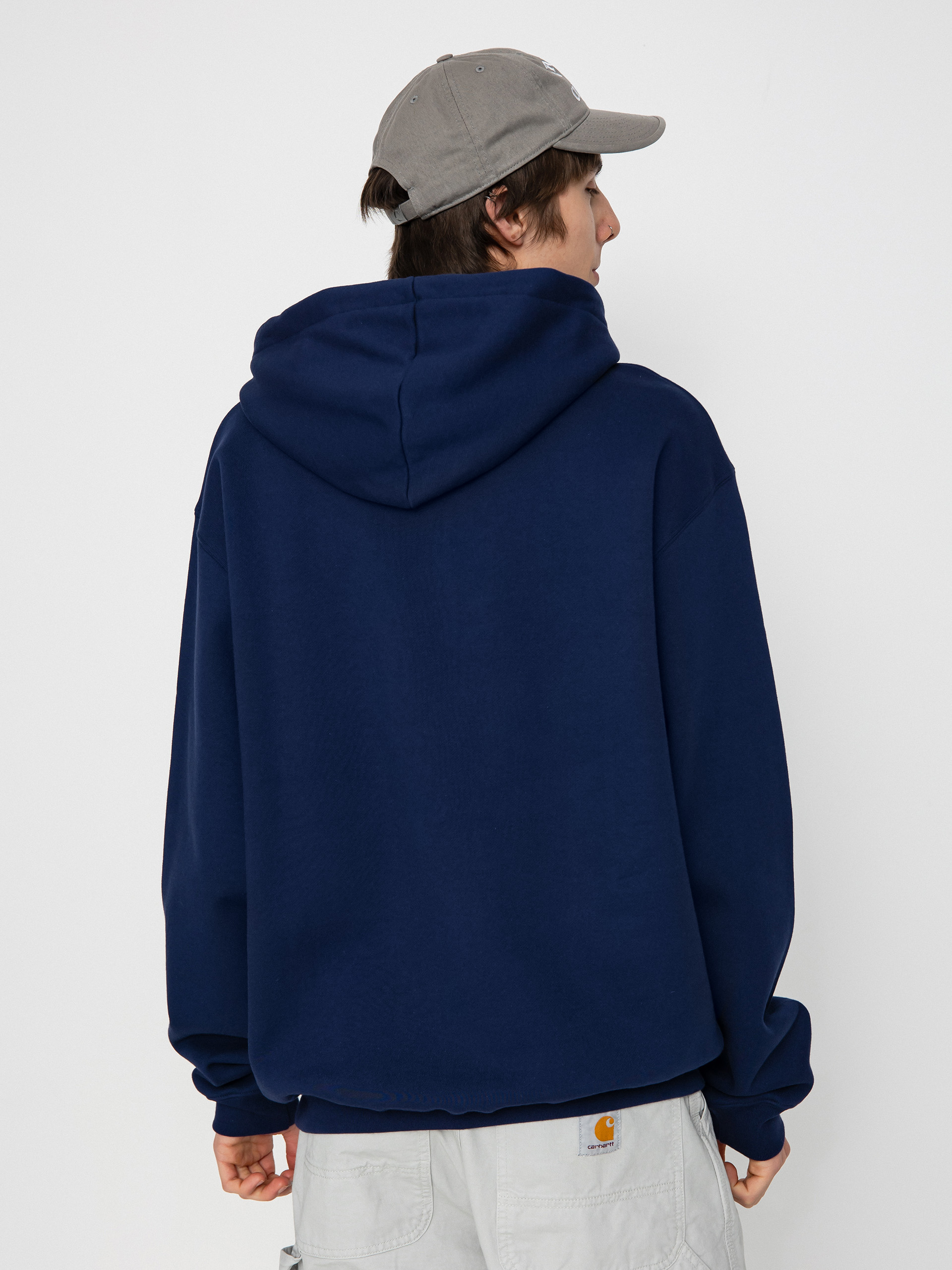 Polar Skate Dave Hoodie Pink Dress HD Kapucnis pulóver (dark blue)