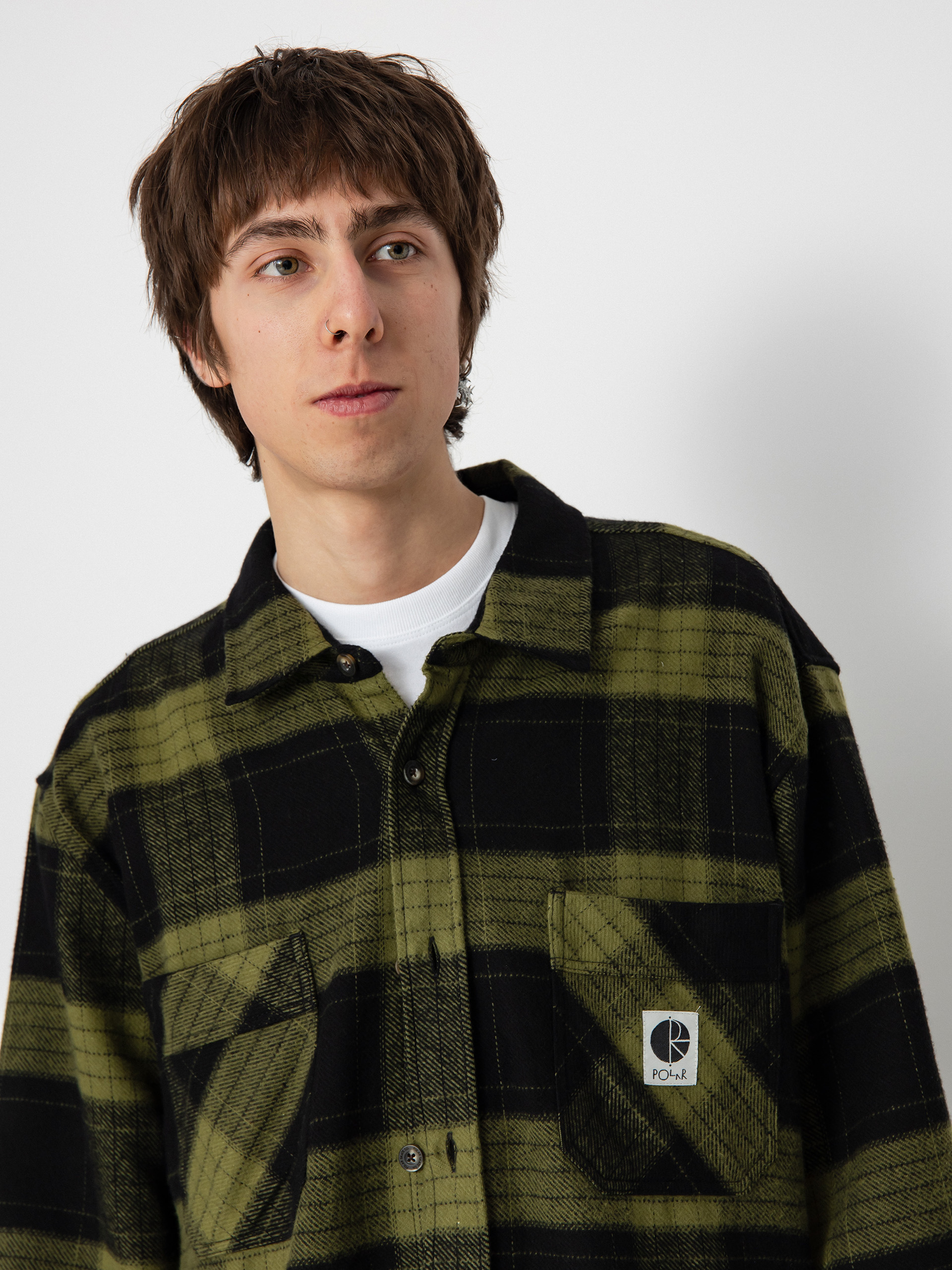 Ing Polar Skate Mike Flannel (black/army green)