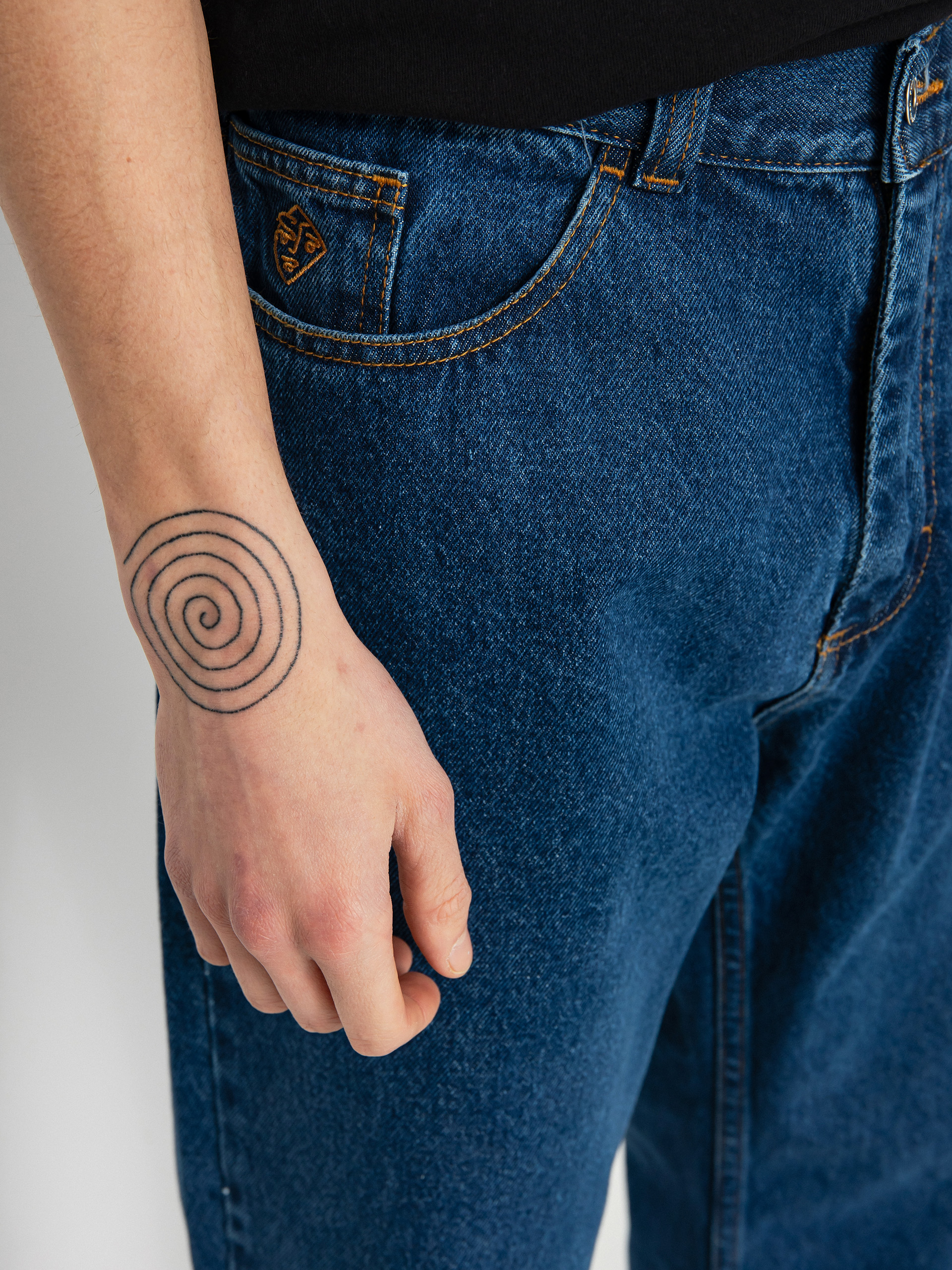 Kisnadrág Polar Skate 89! Denim (dark blue)