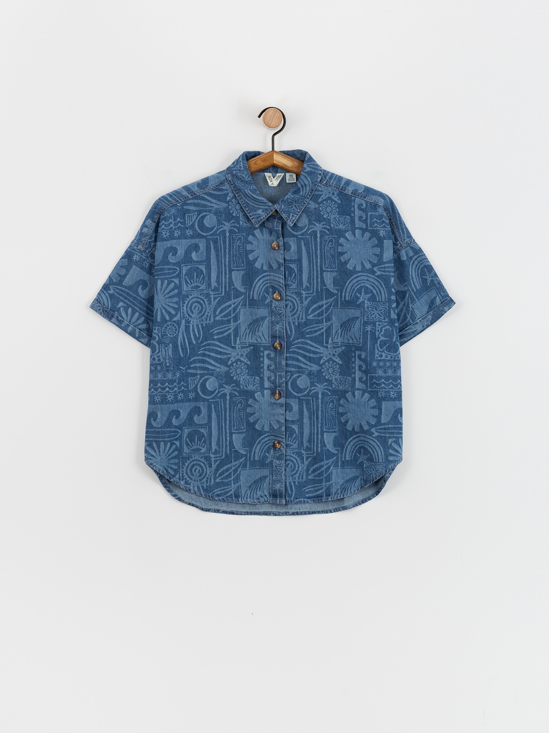 Roxy Beach Nostalgia Denim Wmn Ing (medium blue)