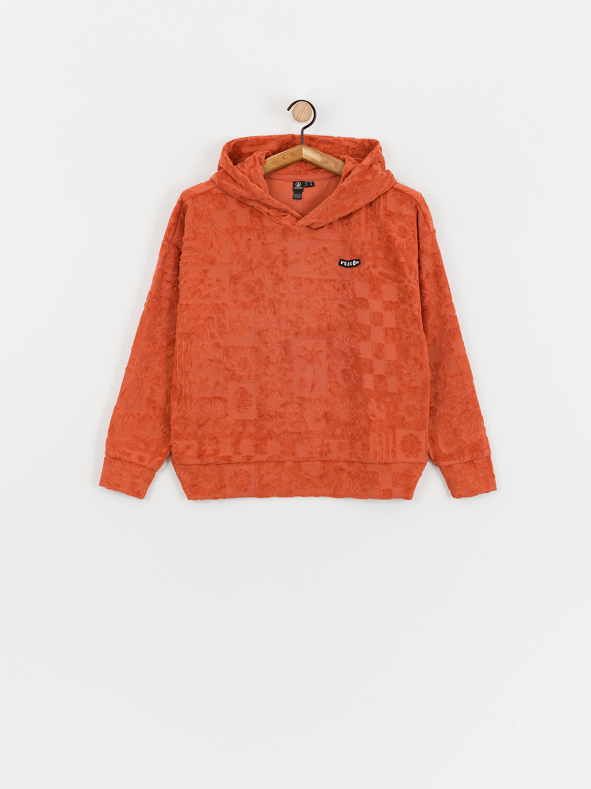 Volcom Sunny Wild Terry Cloth HD Wmn Kapucnis pulóver (rosewood)