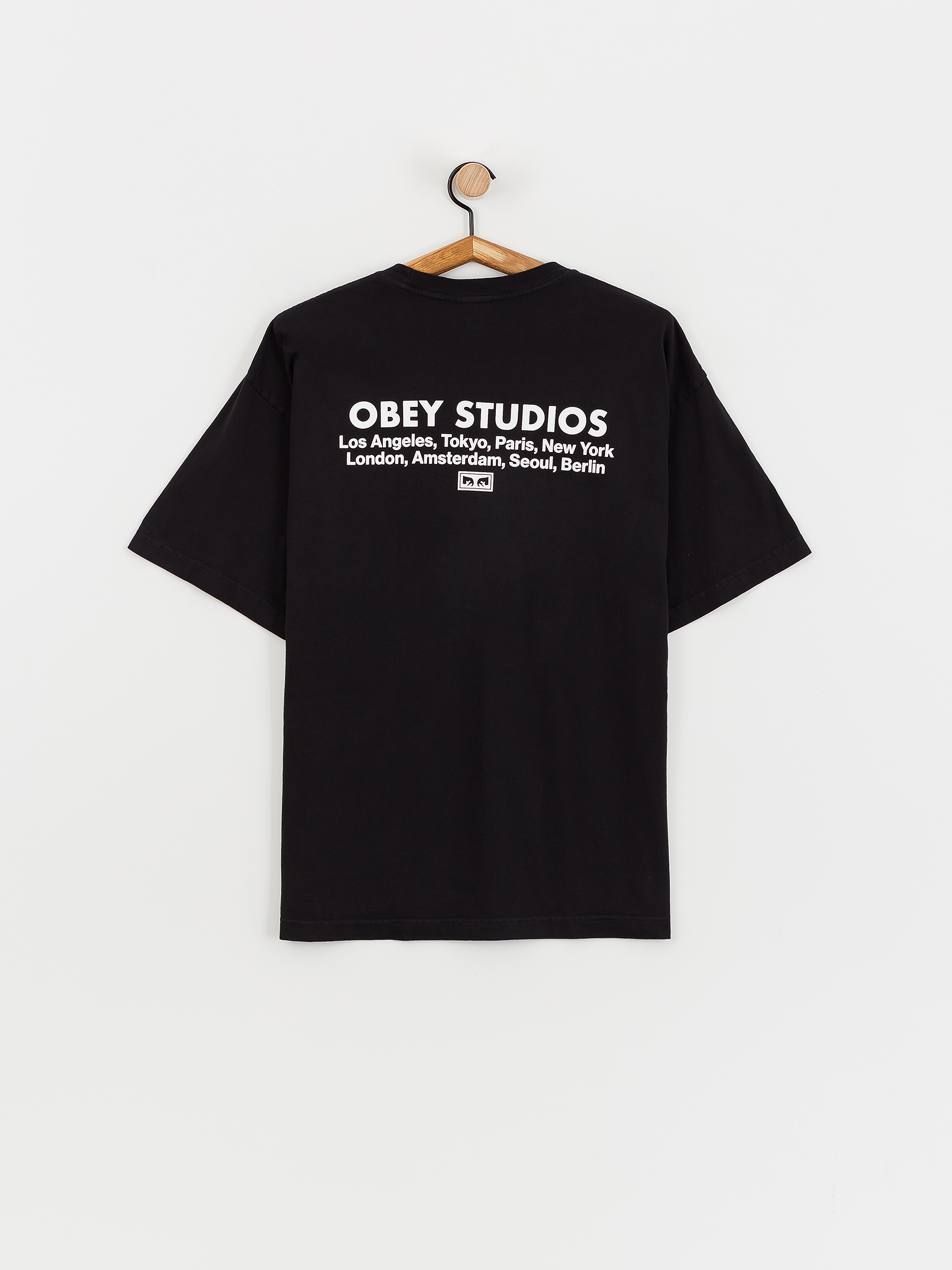 OBEY Studios Eye Póló (jet black)