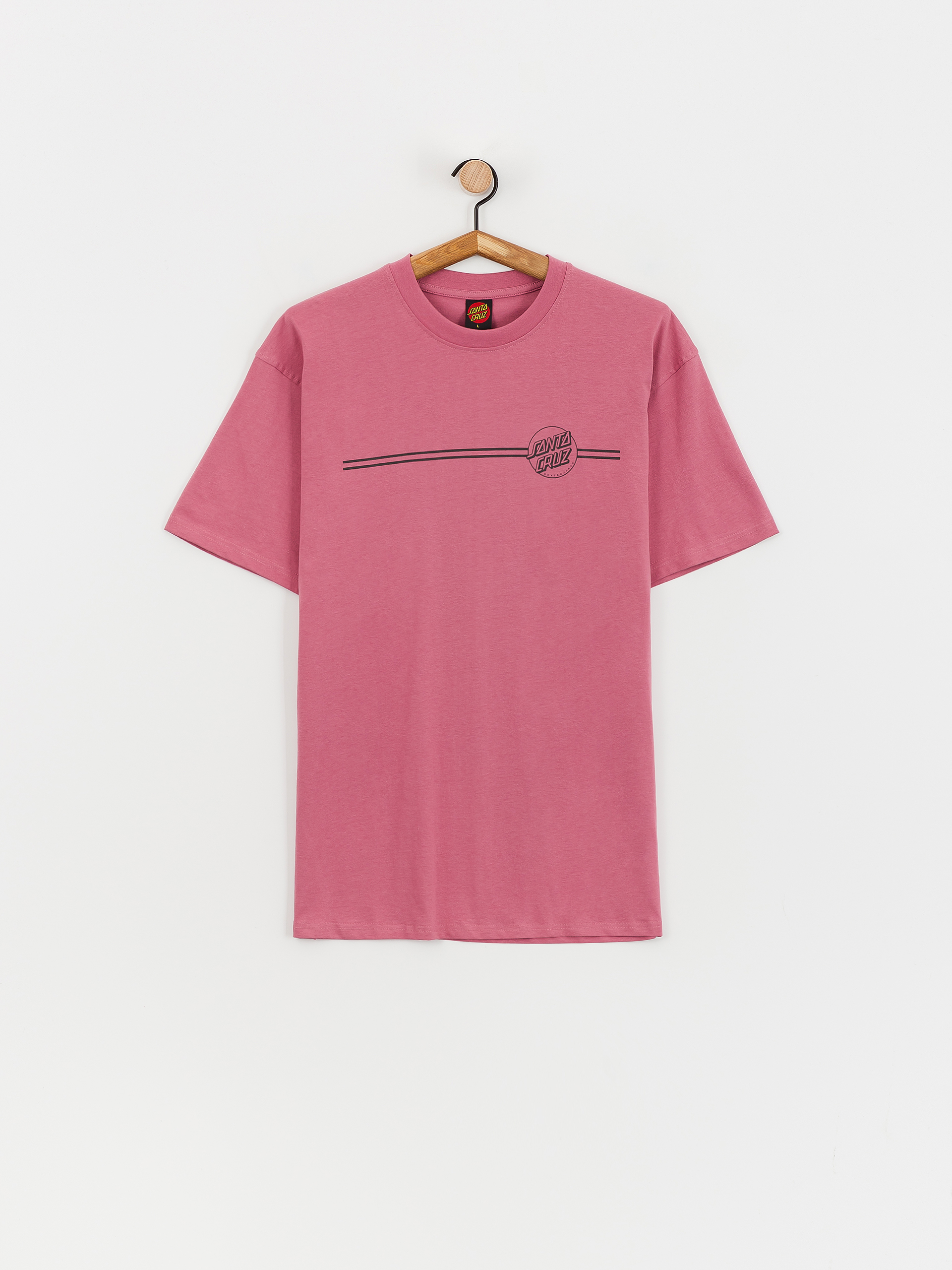 Santa Cruz Opus Dot Stripe Póló (dusty rose)