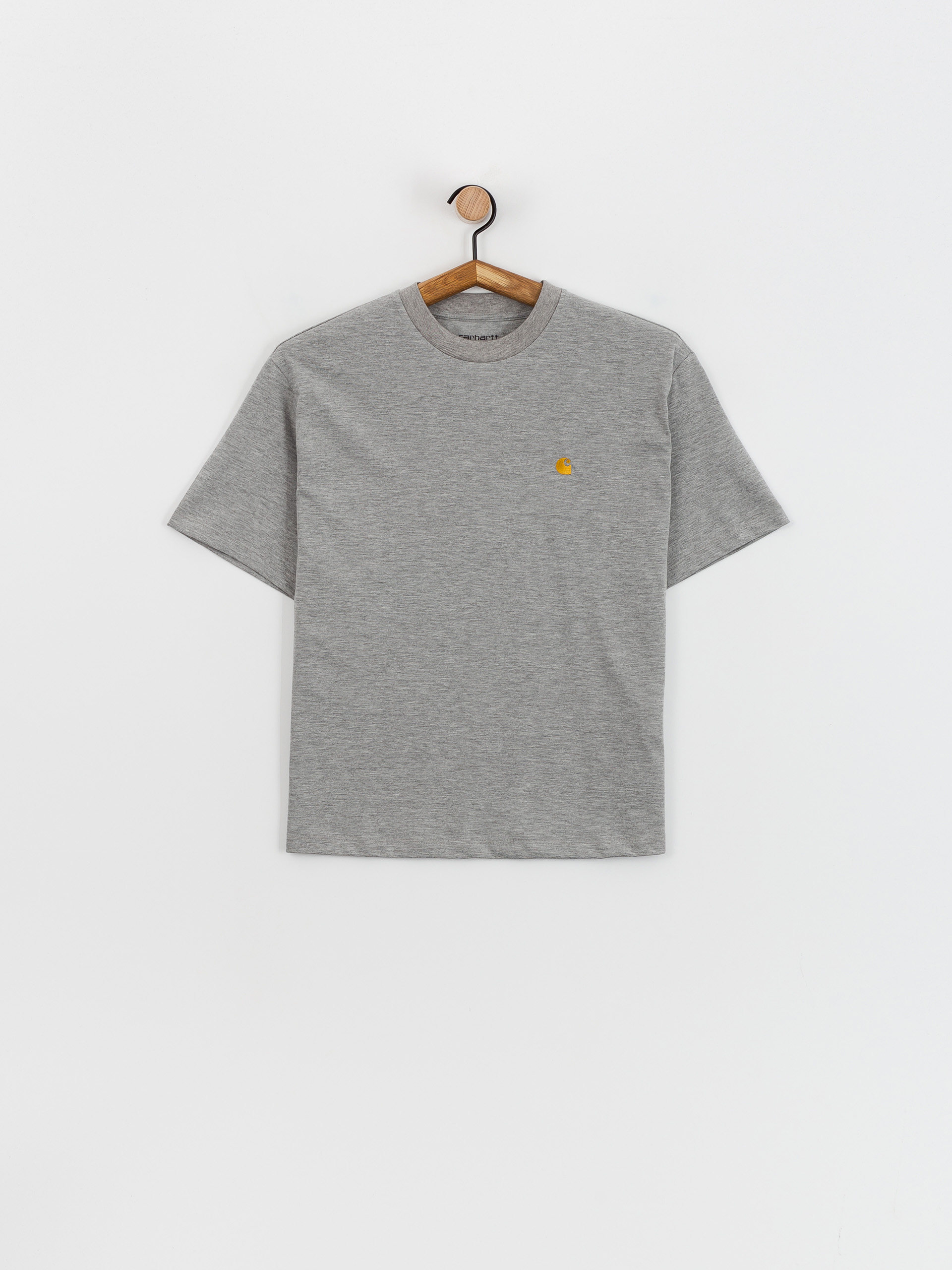 Carhartt WIP Chase Wmn Póló (grey heather/gold)