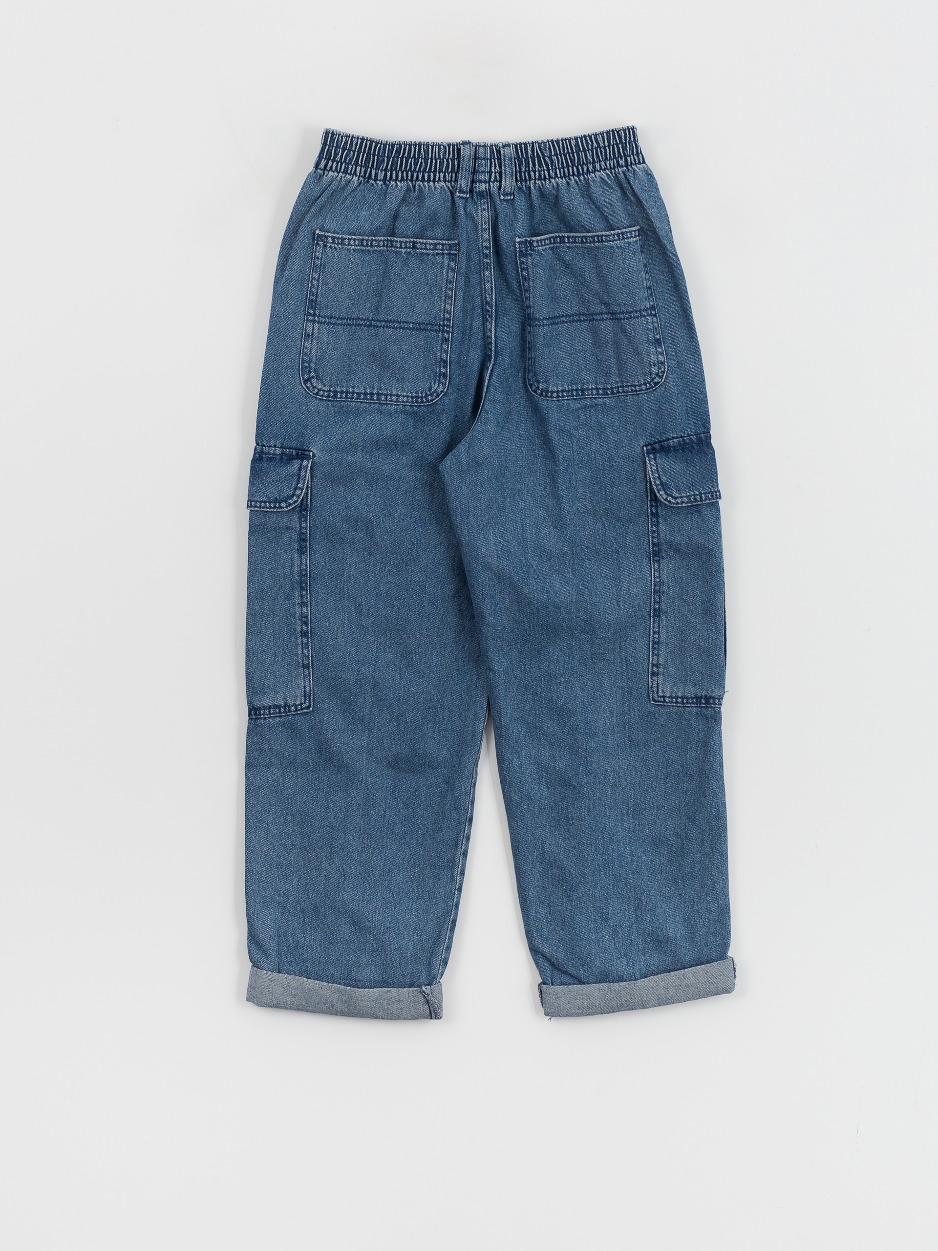 Kisnadrág Vans Sidewalk Denim Cargo Wmn (stone wash)