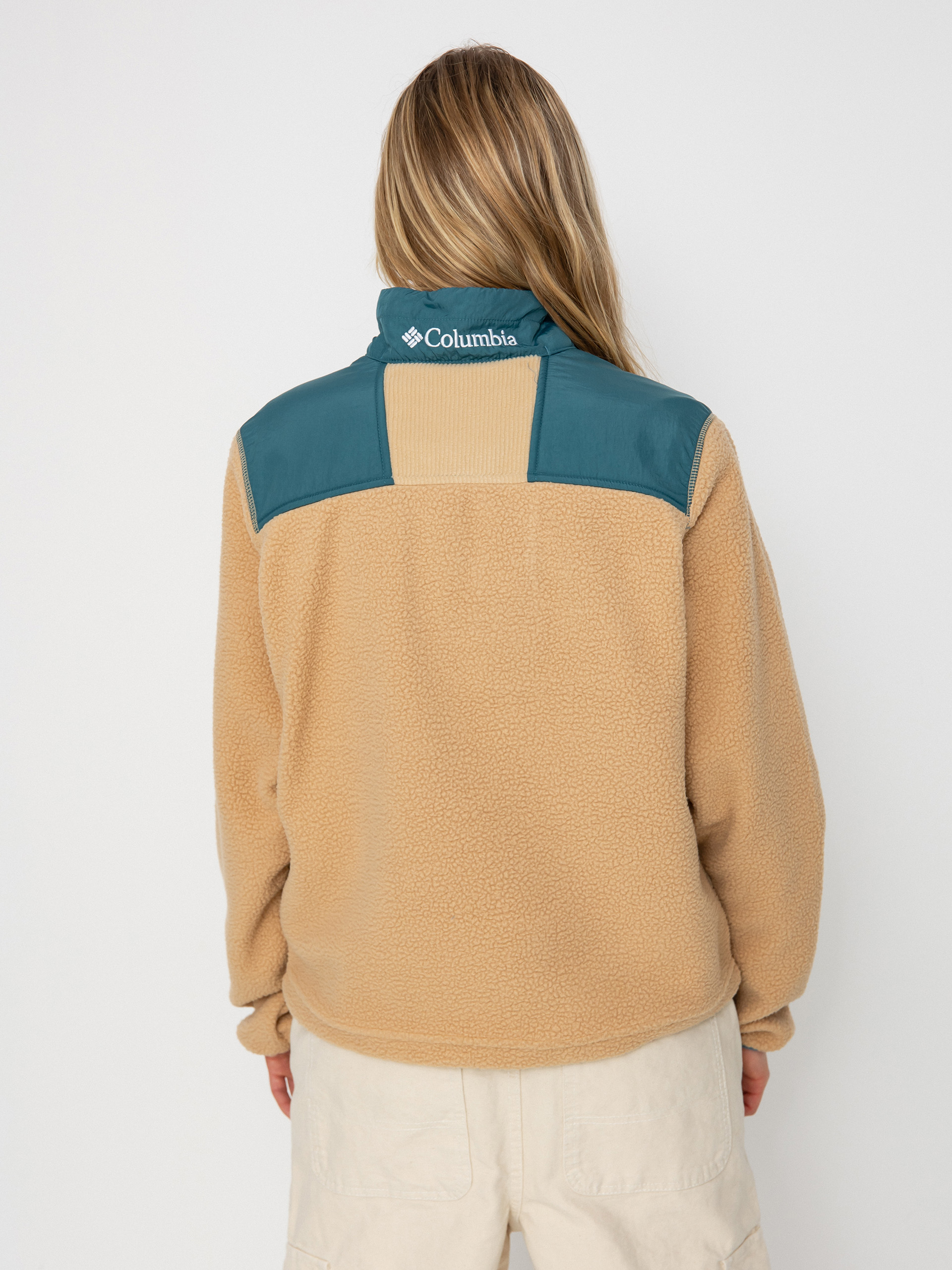 Női Columbia Riptide Polár pulóver (canoe/cloudburst/salmon rose)