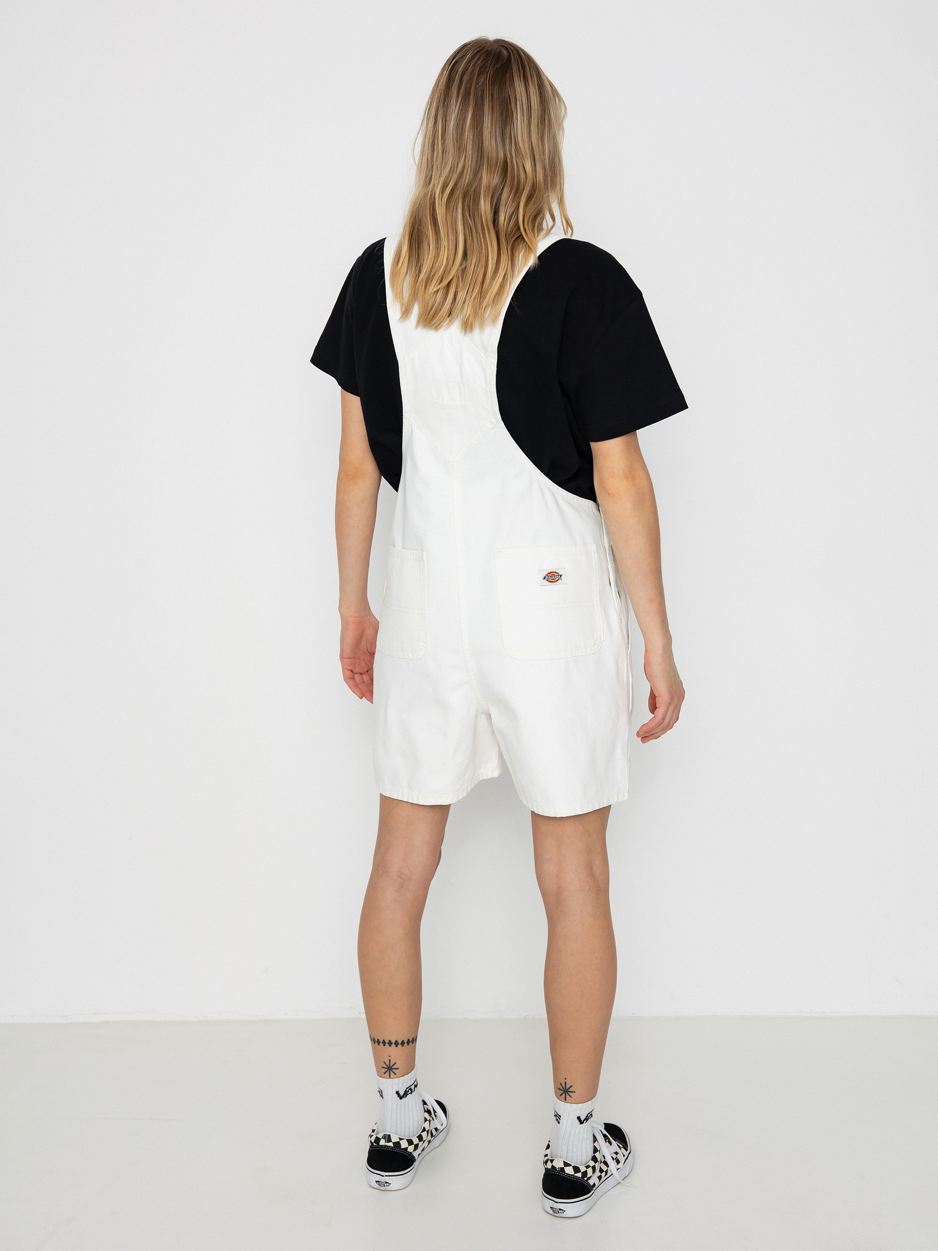 Dickies Duck Canvas Bib Wmn Rövidnadrág (stone washed cloud)