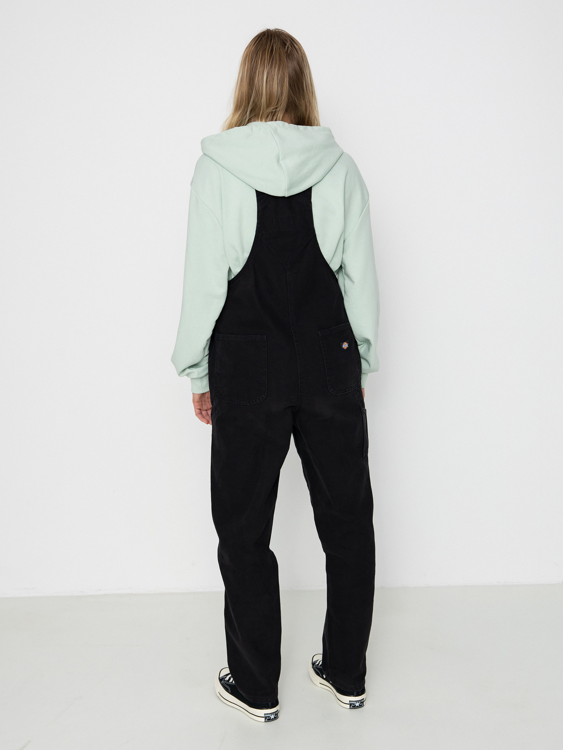 Dickies Duck Canvas Classic Bib Wmn Kisnadrág (stone washed black)