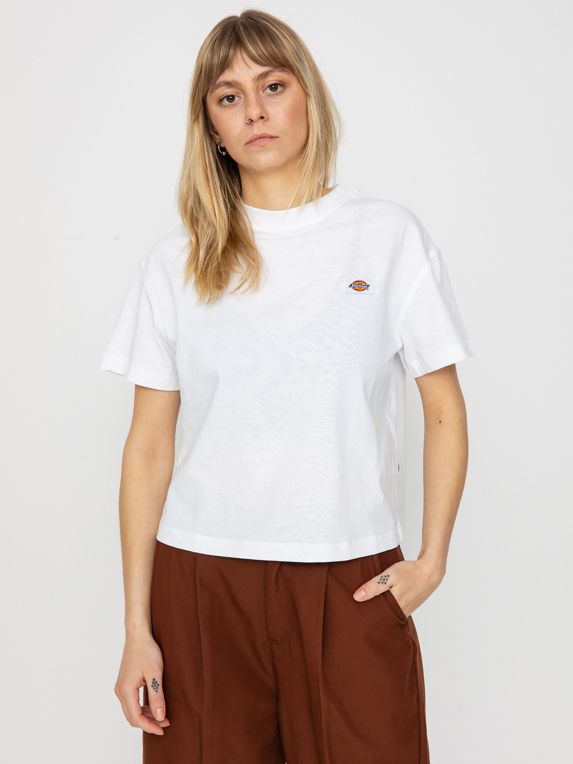 Dickies Oakport Boxy Wmn Póló (white)