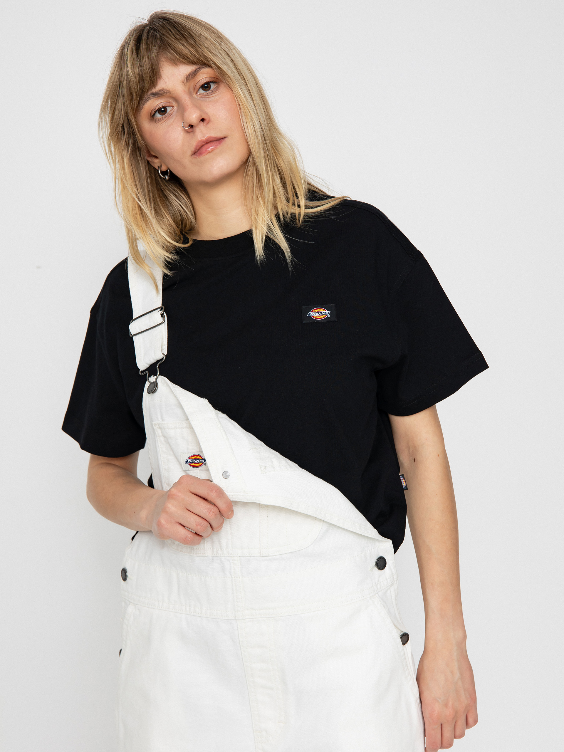 Dickies Oakport Boxy Wmn Pu00f3lu00f3 (black)