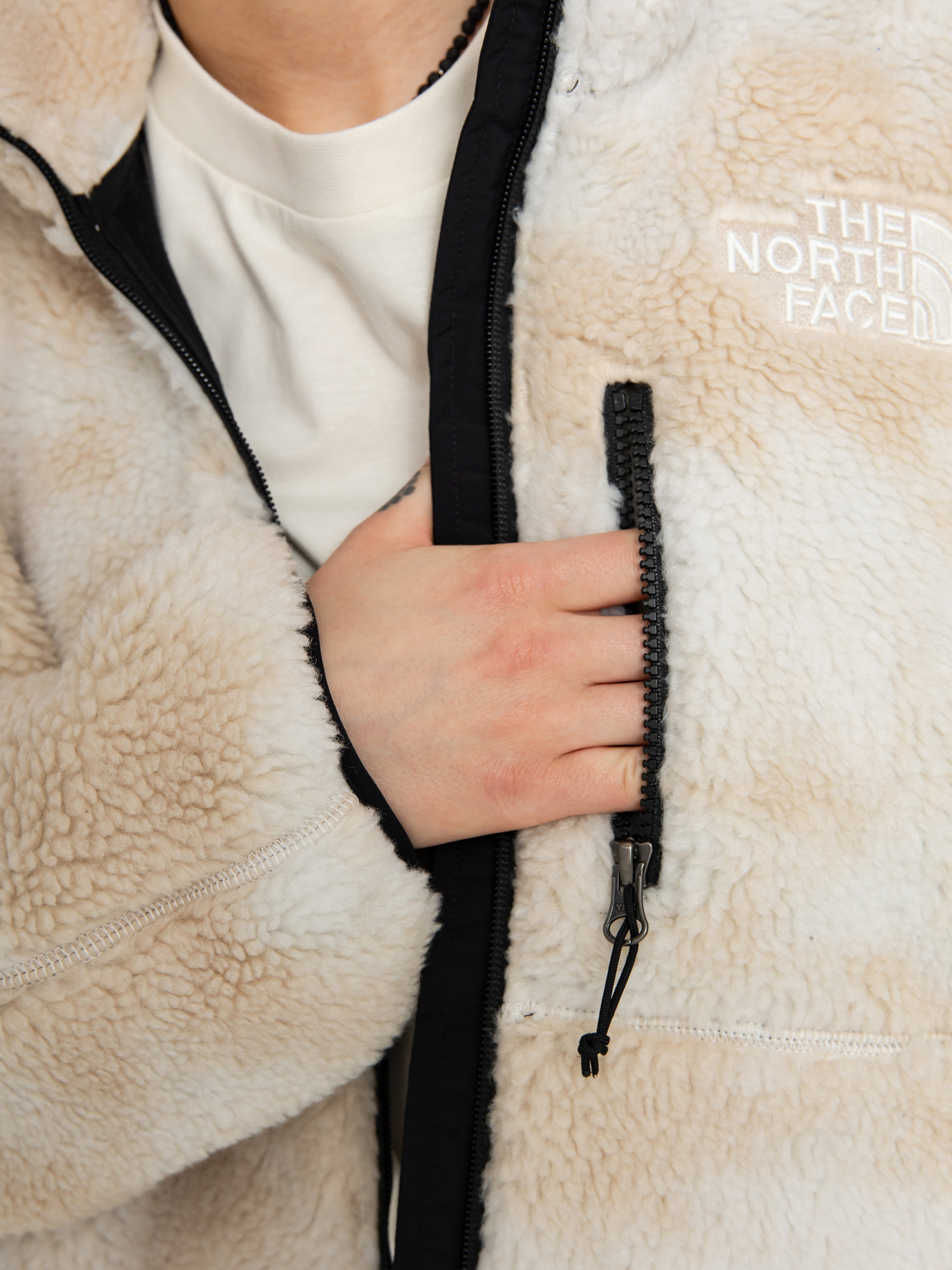 The North Face Denali X Wmn Dzseki (white dune low-fi hi-te)