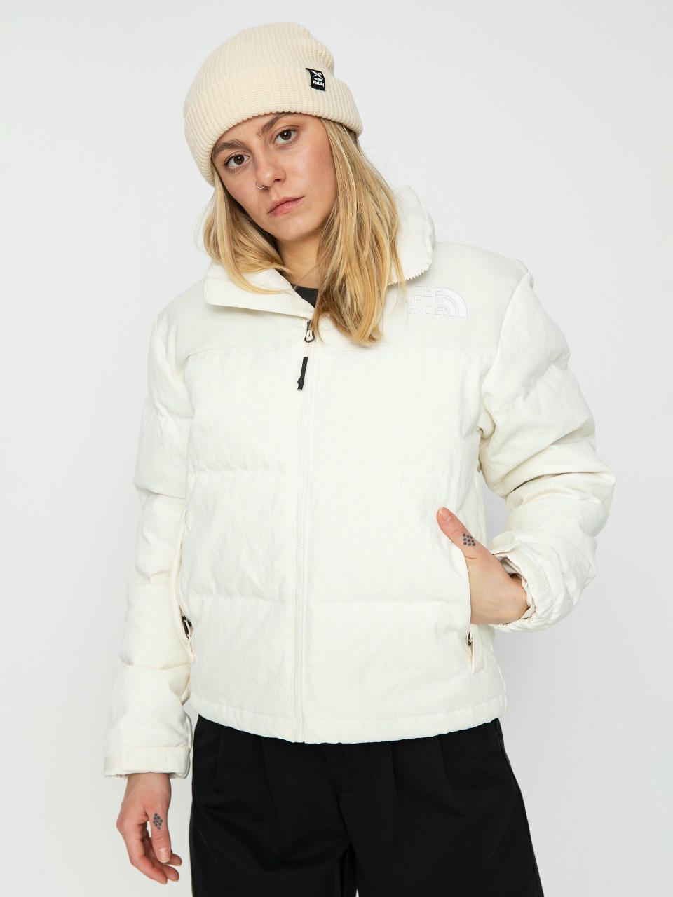 The North Face 92 Ripstop Nuptse Wmn Dzseki (white dune)