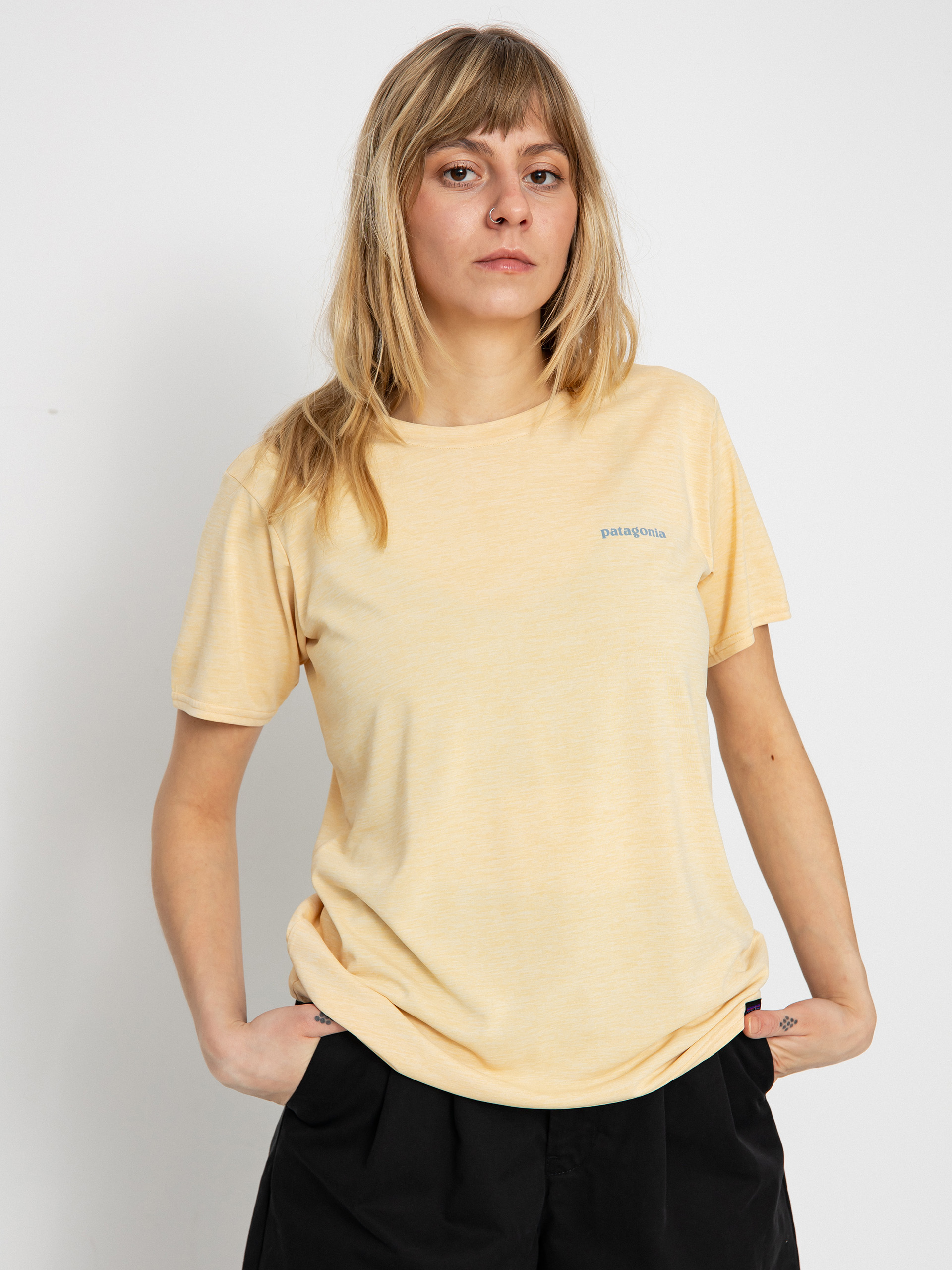 Patagonia Cap Cool Daily Graphic Wmn Póló (boardshort logo sandy melon x-dye)