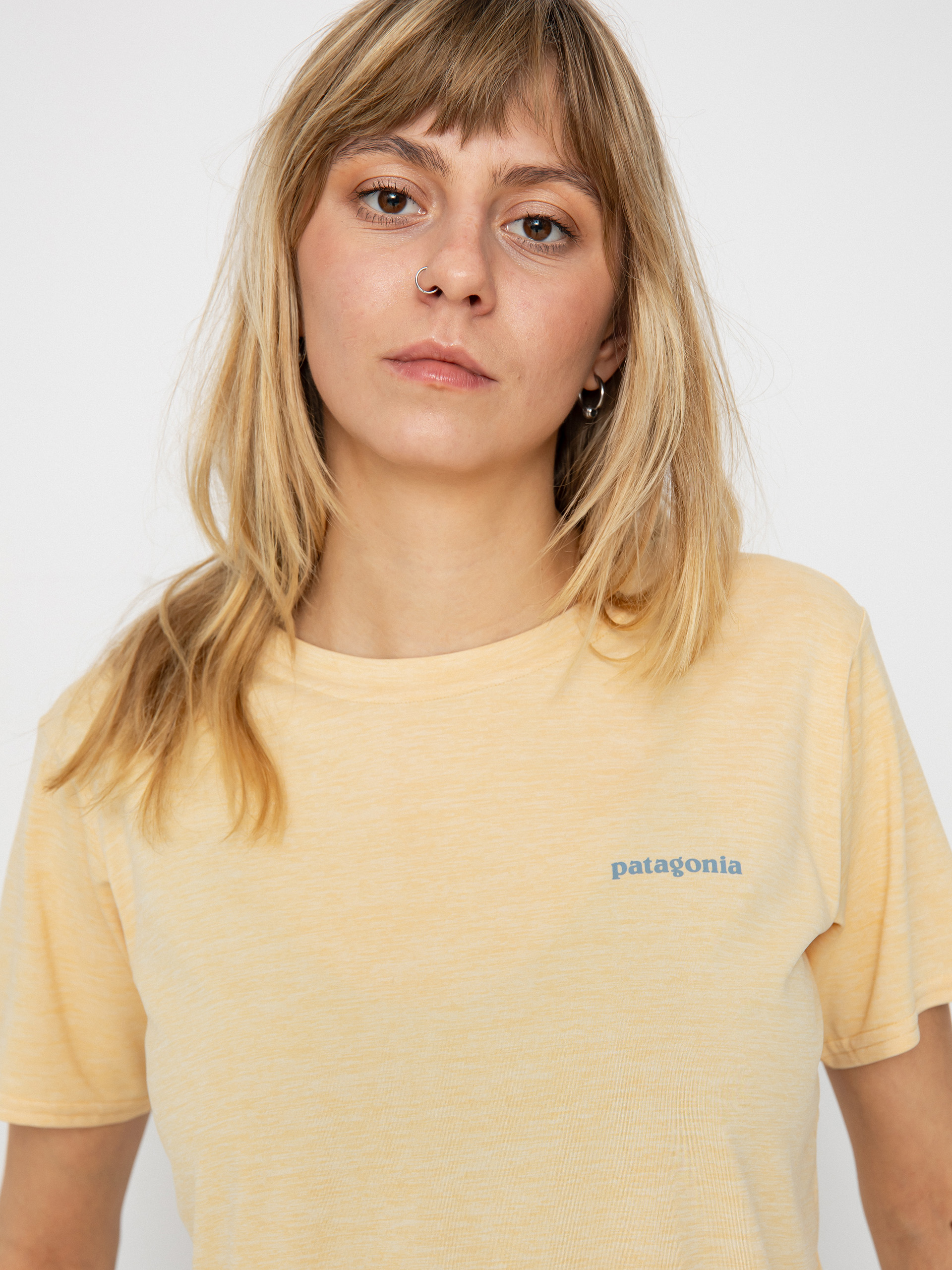 Patagonia Cap Cool Daily Graphic Wmn Póló (boardshort logo sandy melon x-dye)