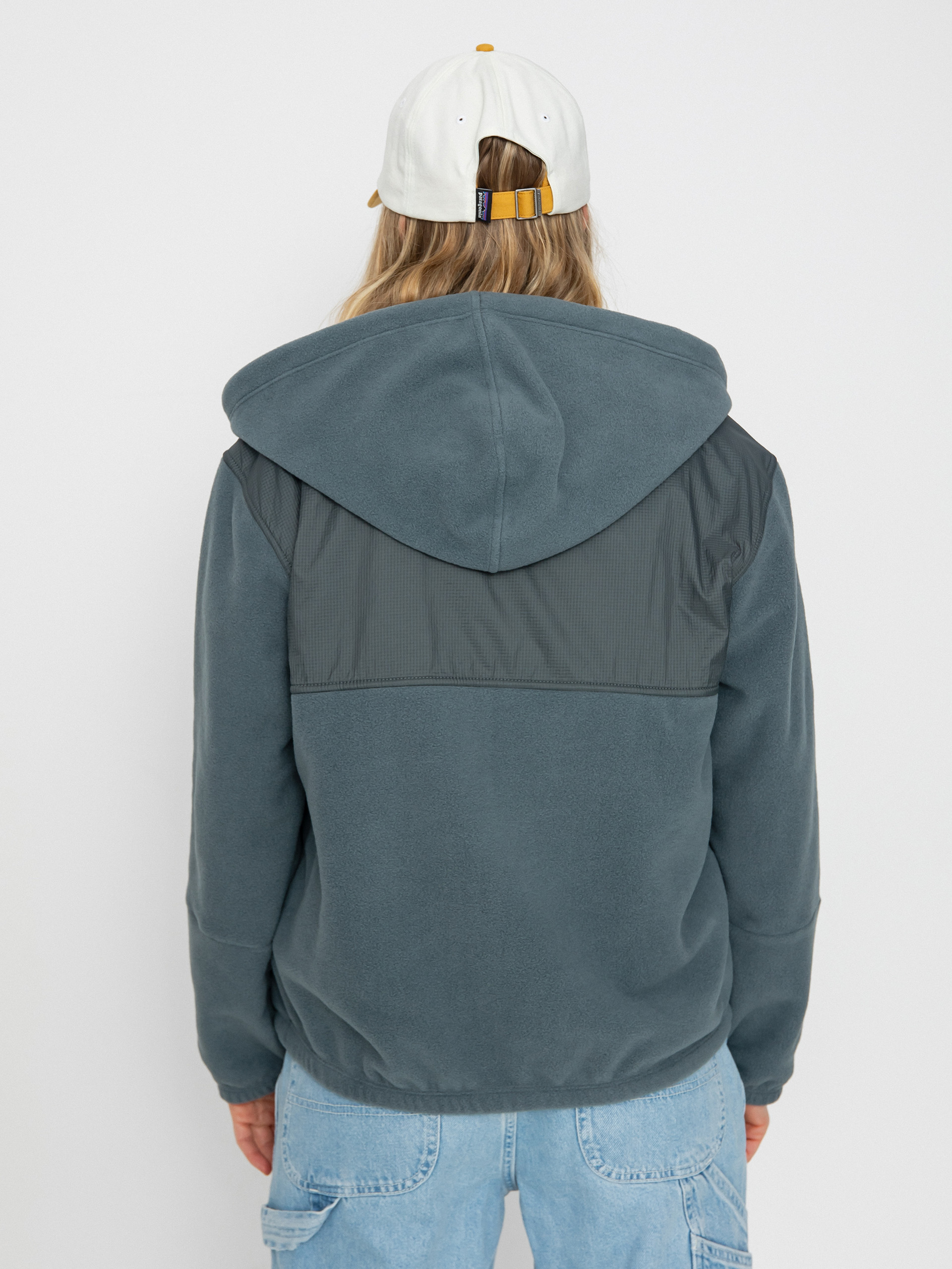 Női Patagonia Microdini Hoody Polár pulóver (nouveau green campfire orange)
