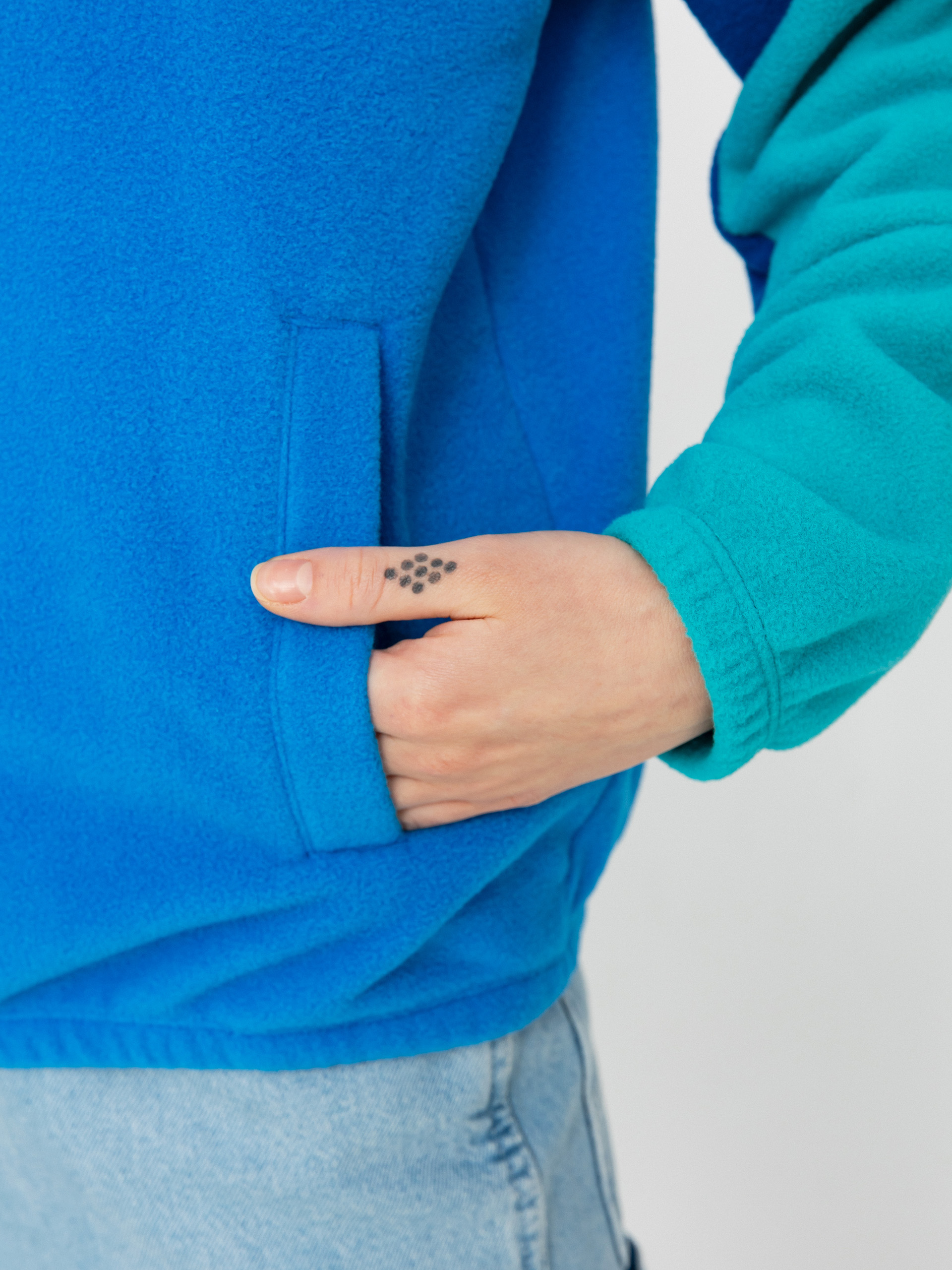 Női Patagonia Microdini Hoody Polár pulóver (vessel blue)