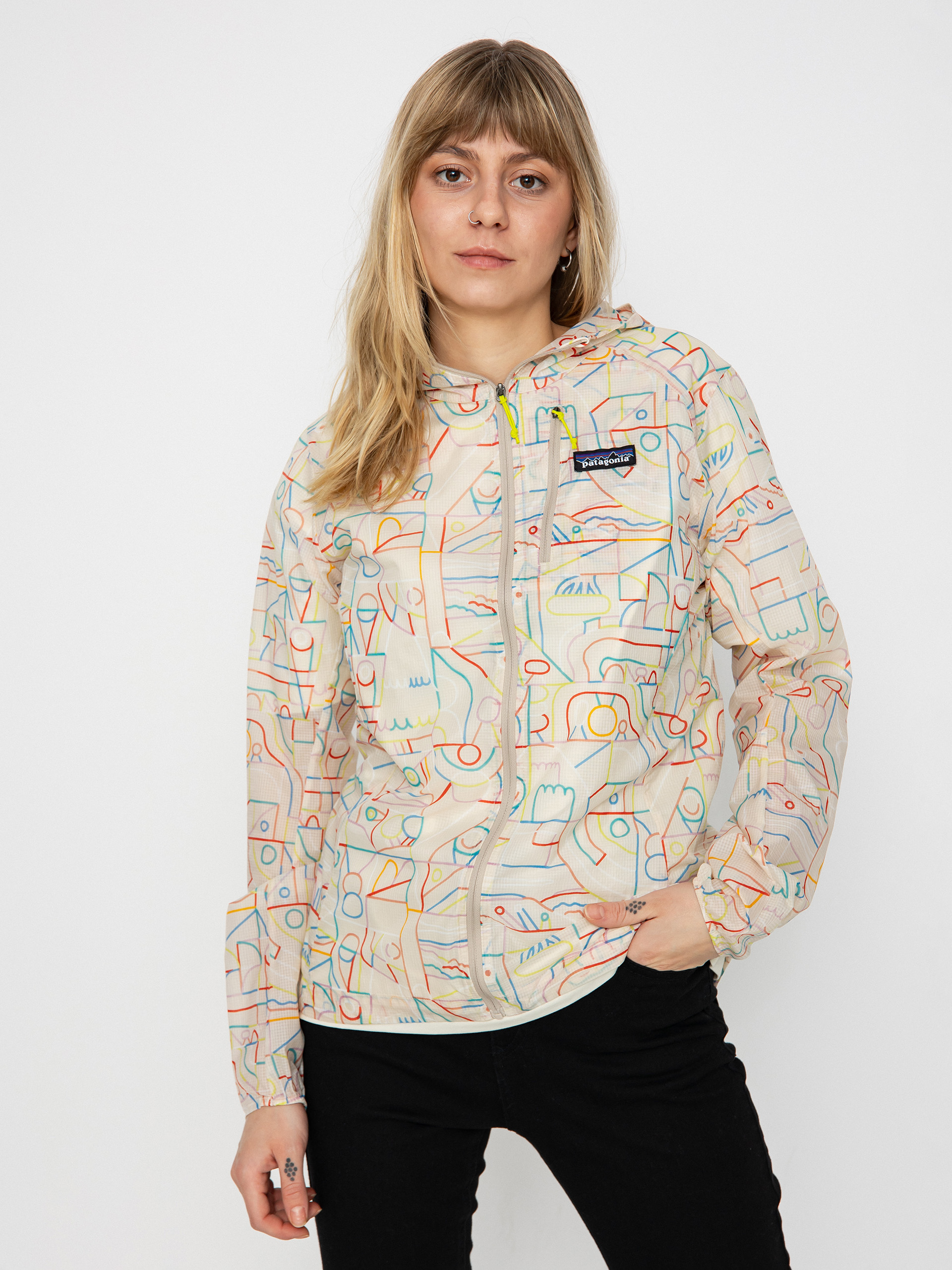 Patagonia Houdini Wmn Dzseki (lose yourself outline pumice)