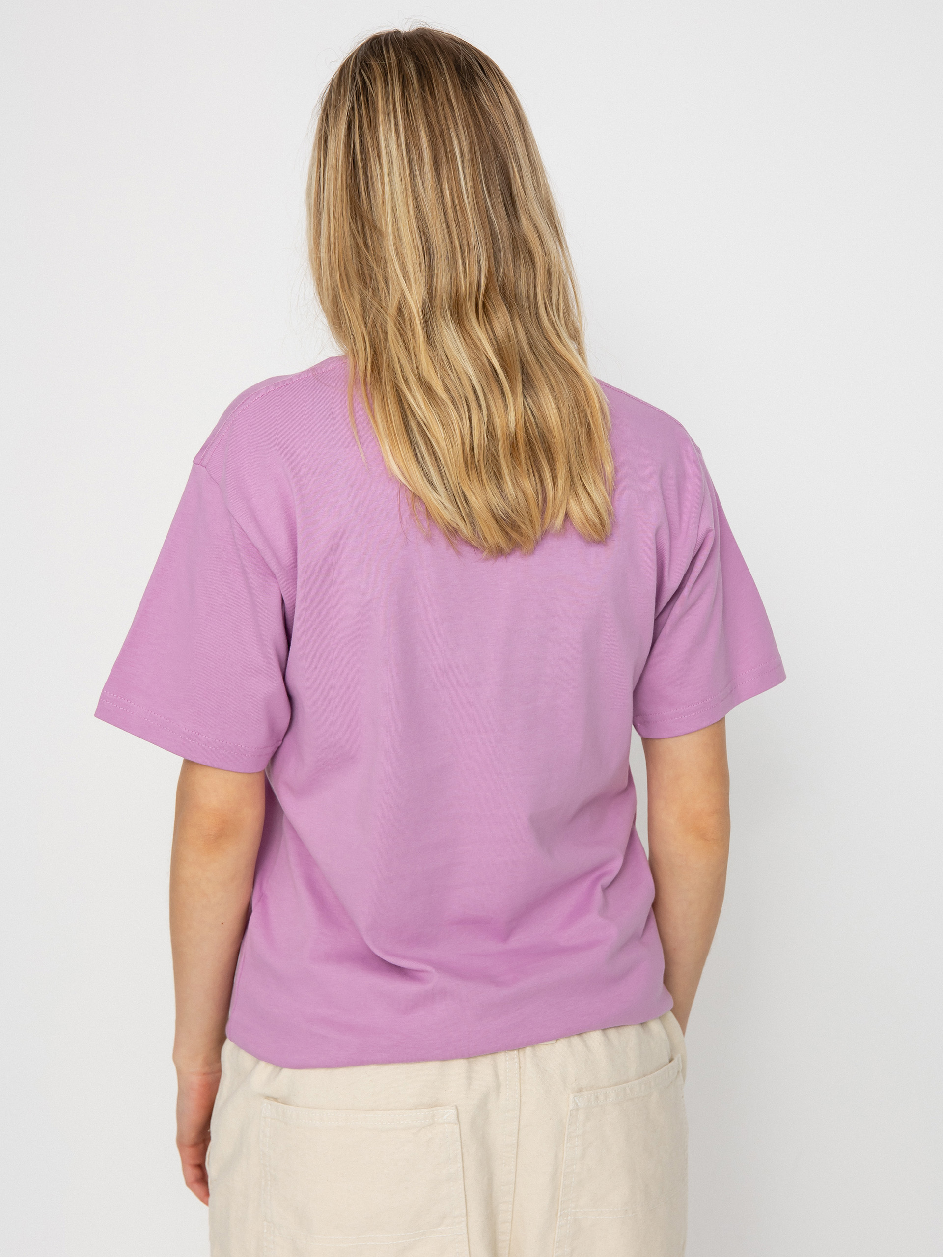 Vans Left Chest Logo Em Wmn Póló (smoky grape)
