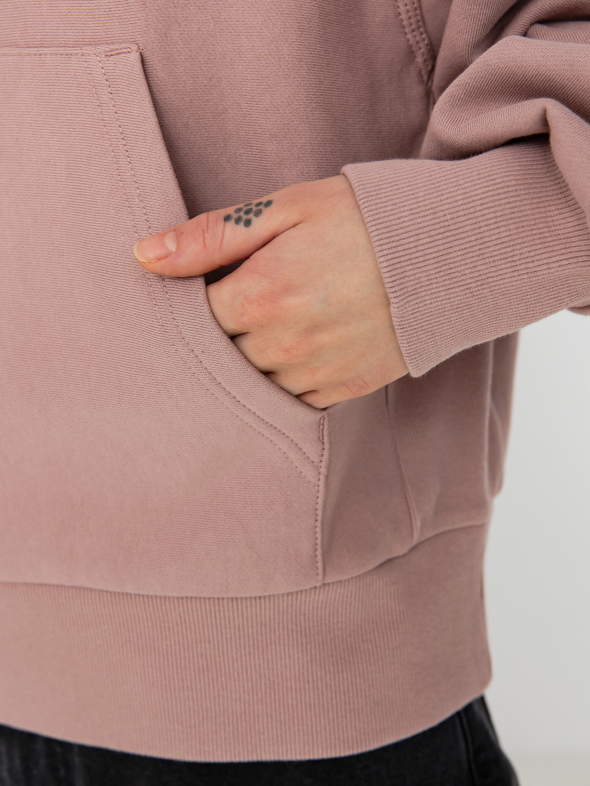 Carhartt WIP American Script HD Wmn Kapucnis pulóver (glassy pink)