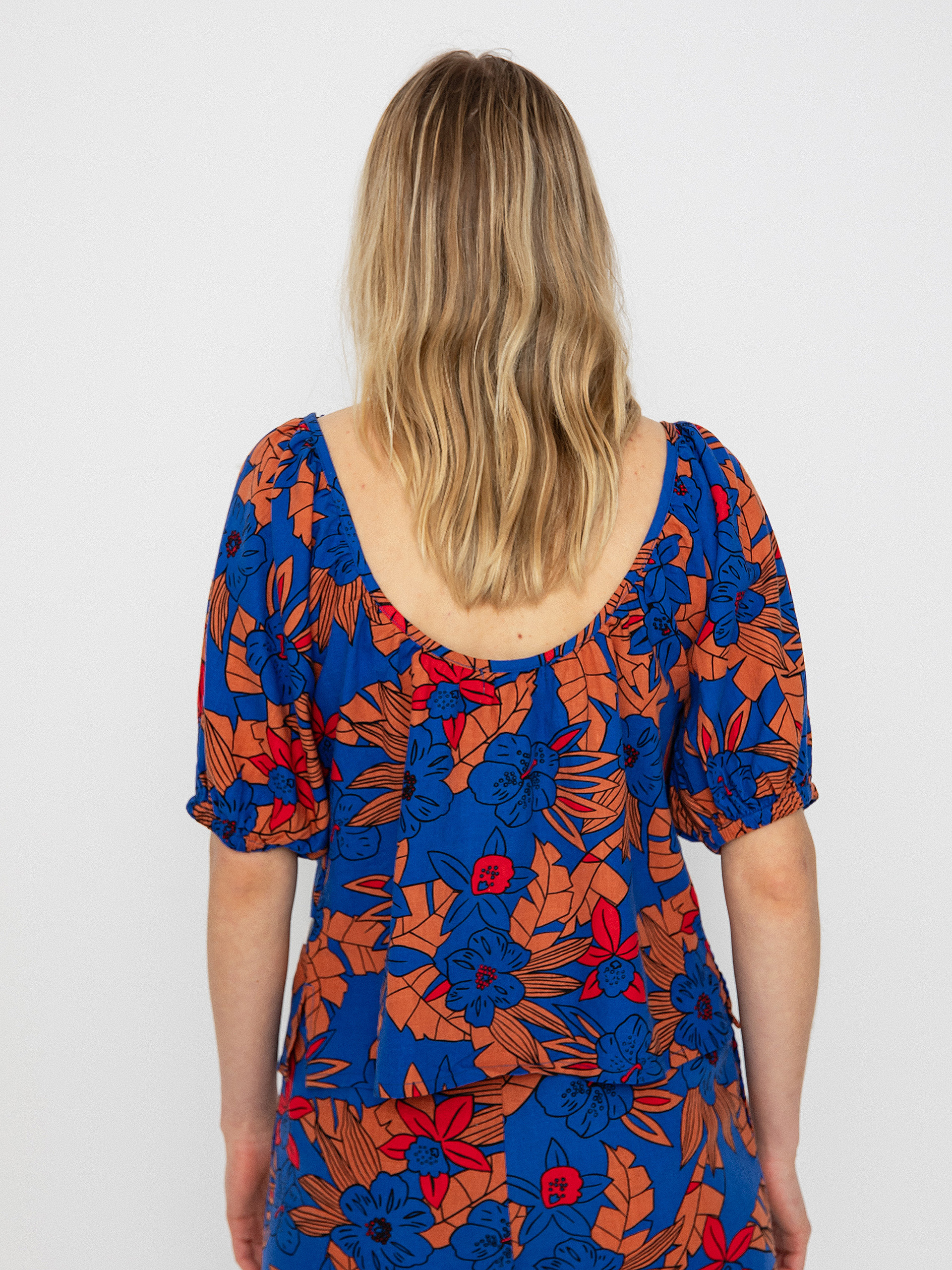 Brixton Mercado Linen Top Wmn Ing (terracotta)