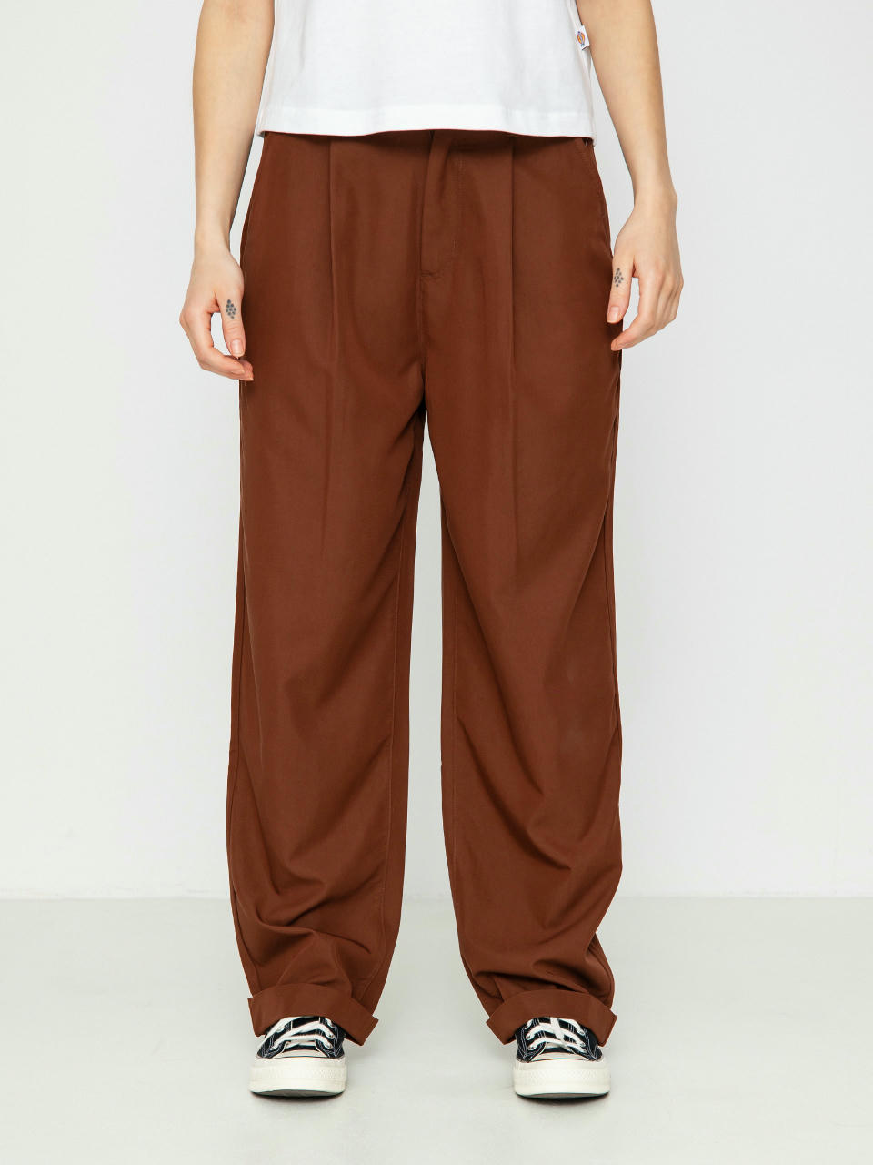 Brixton Victory Trouser Wmn Kisnadrág (sepia)