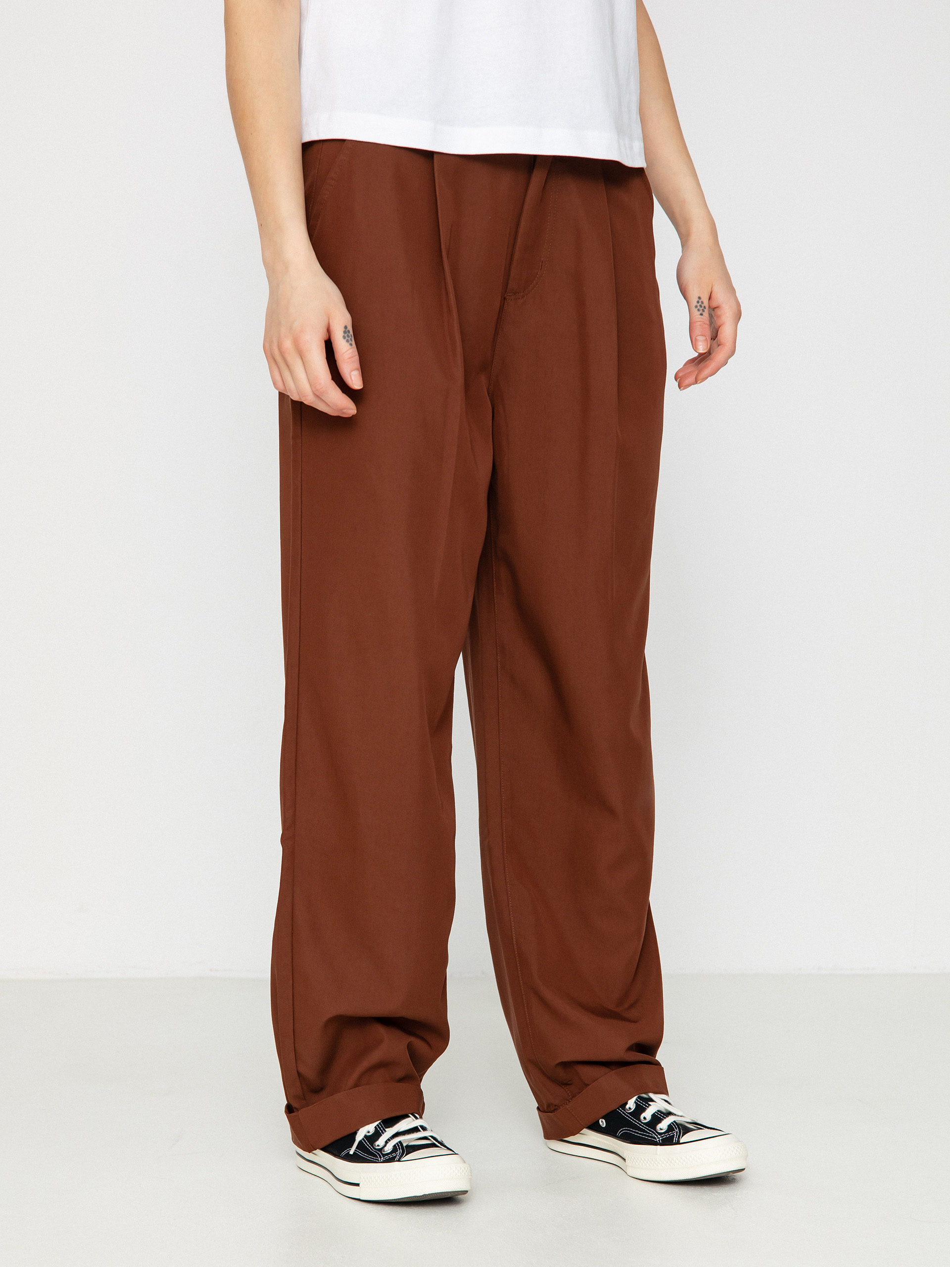 Brixton Victory Trouser Wmn Kisnadrág (sepia)