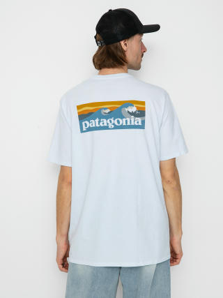 Patagonia Boardshort Logo Pocket Responsibili Póló (white)
