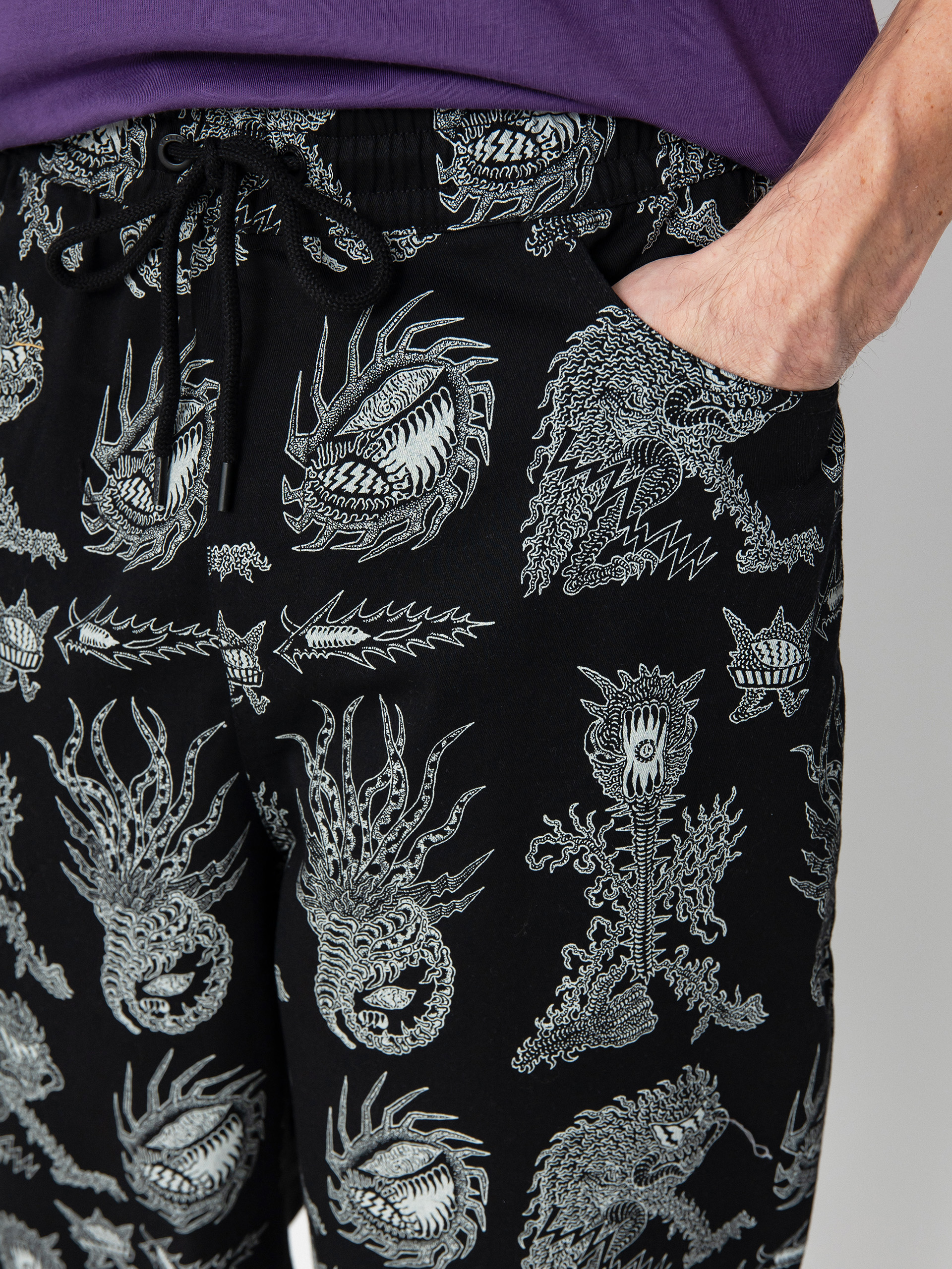 Volcom Fa Tetsunori Freazy Lse Ew Kisnadrág (black)