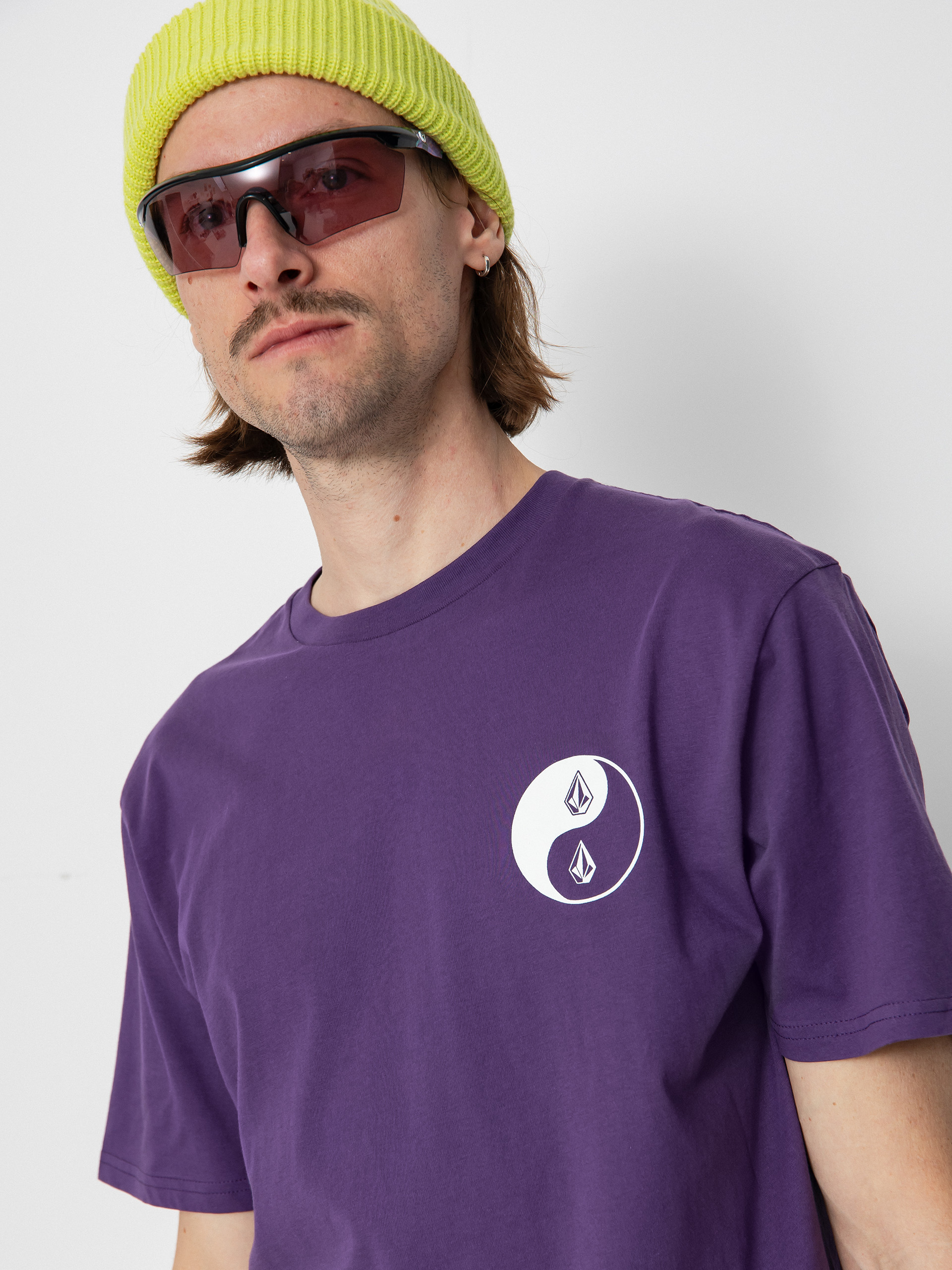 Volcom Counterbalance Bsc Póló (deep purple)